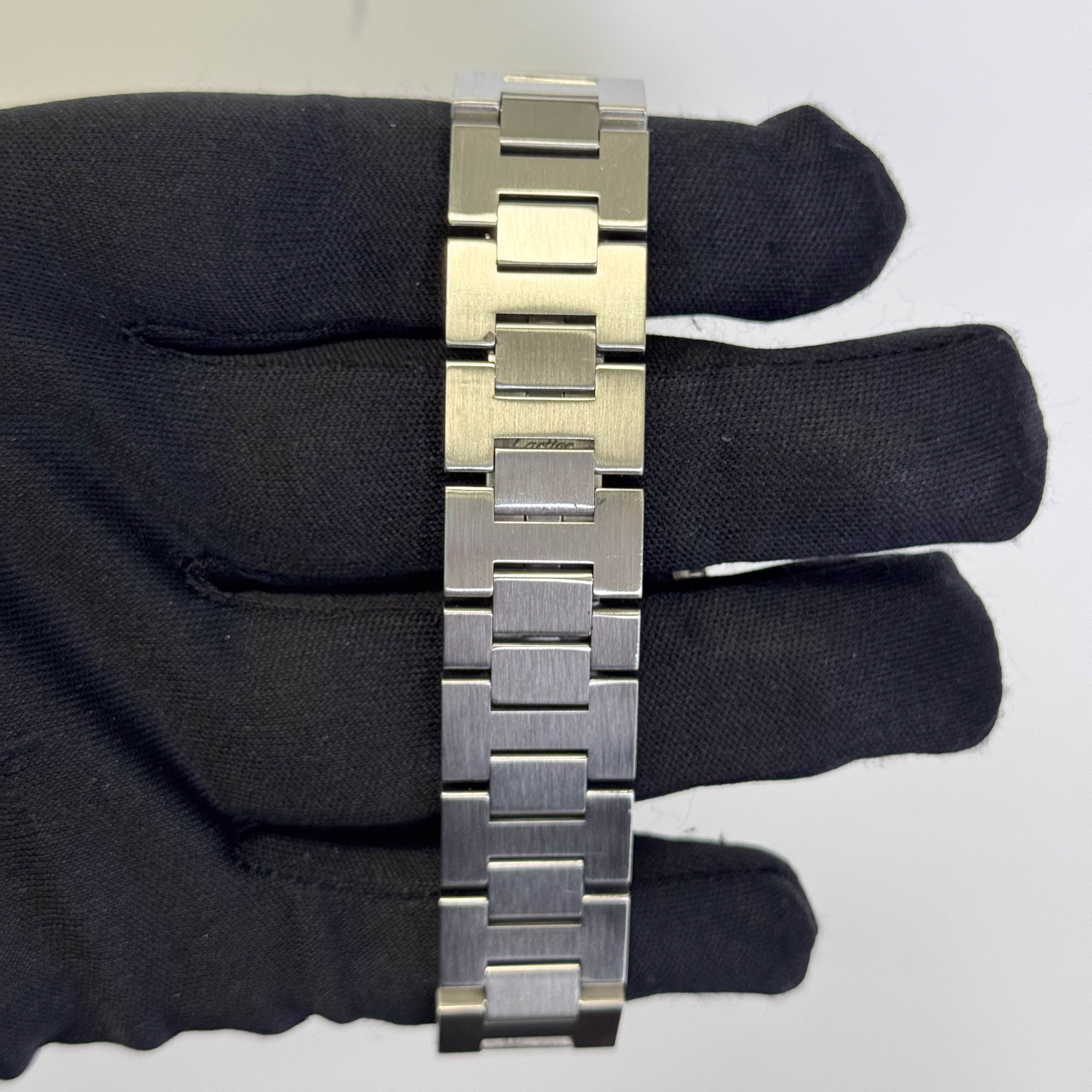 Cartier Pasha 35mm White Dial Watch Ref# W31015M7