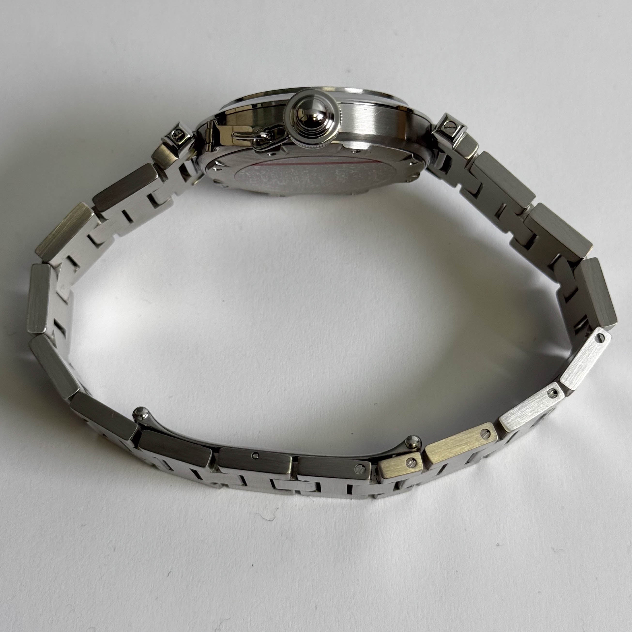 Cartier Pasha 35mm White Dial Watch Ref# W31015M7