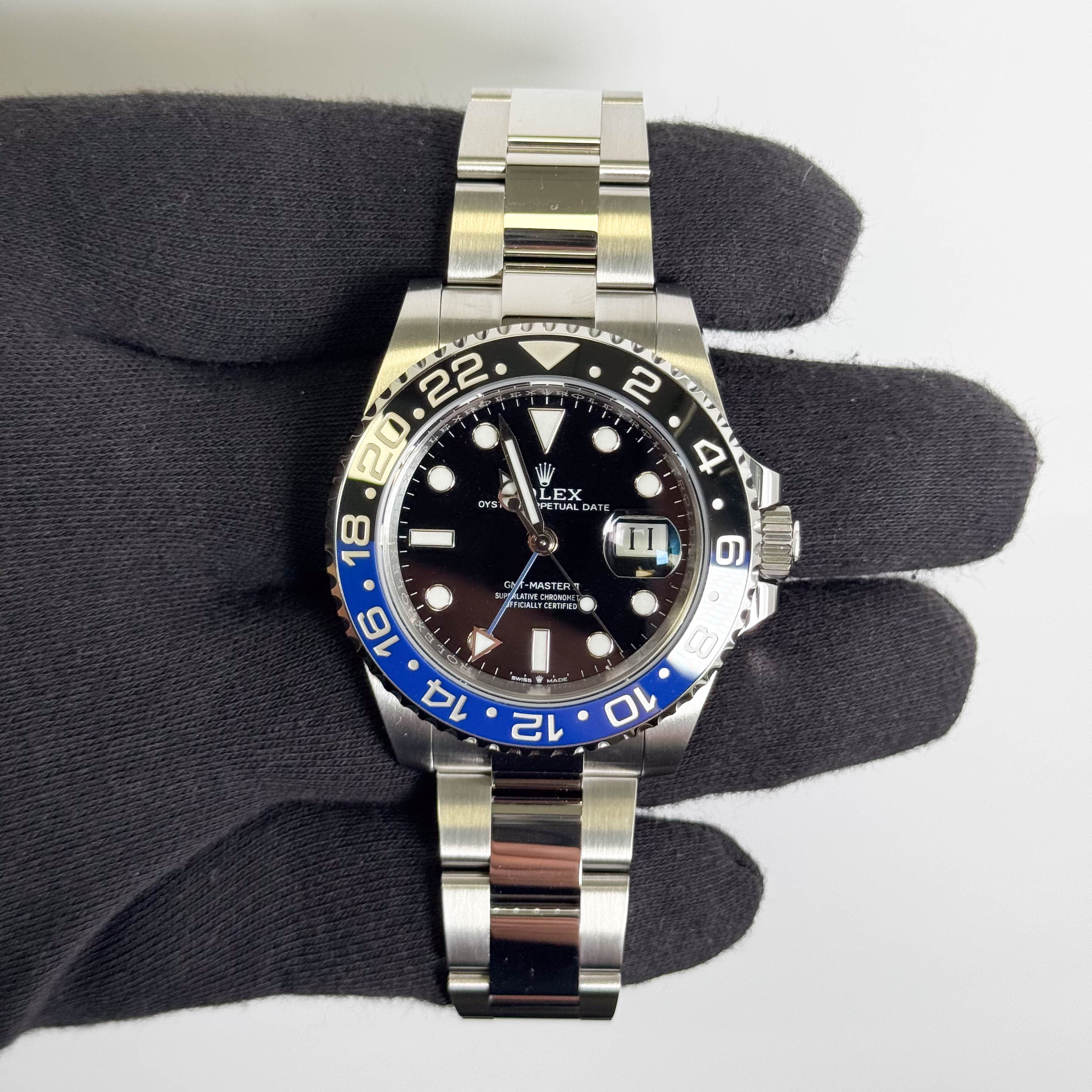 Rolex GMT Master II 40mm Black Dial Watch Ref# 126710BLNR