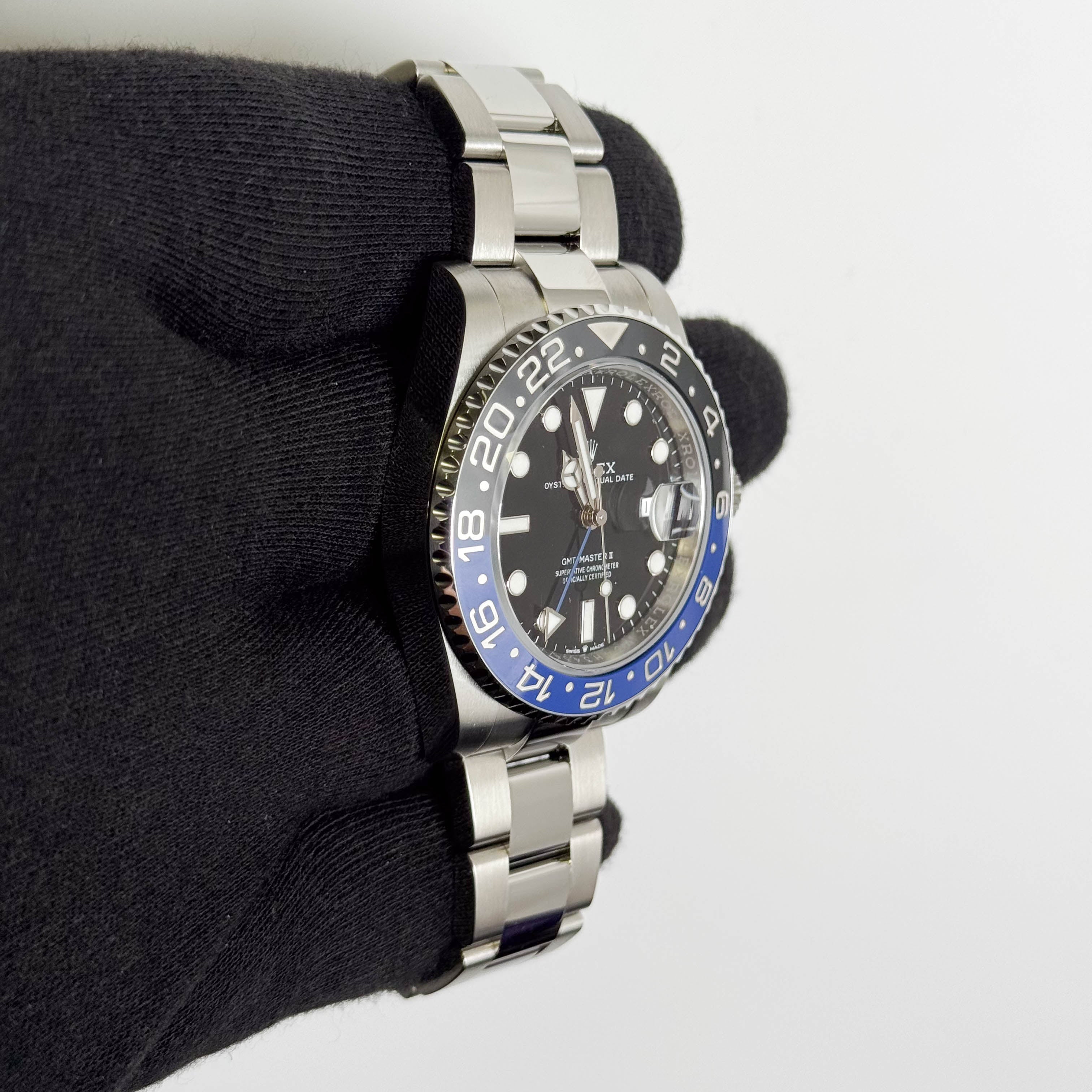 Rolex GMT Master II 40mm Black Dial Watch Ref# 126710BLNR
