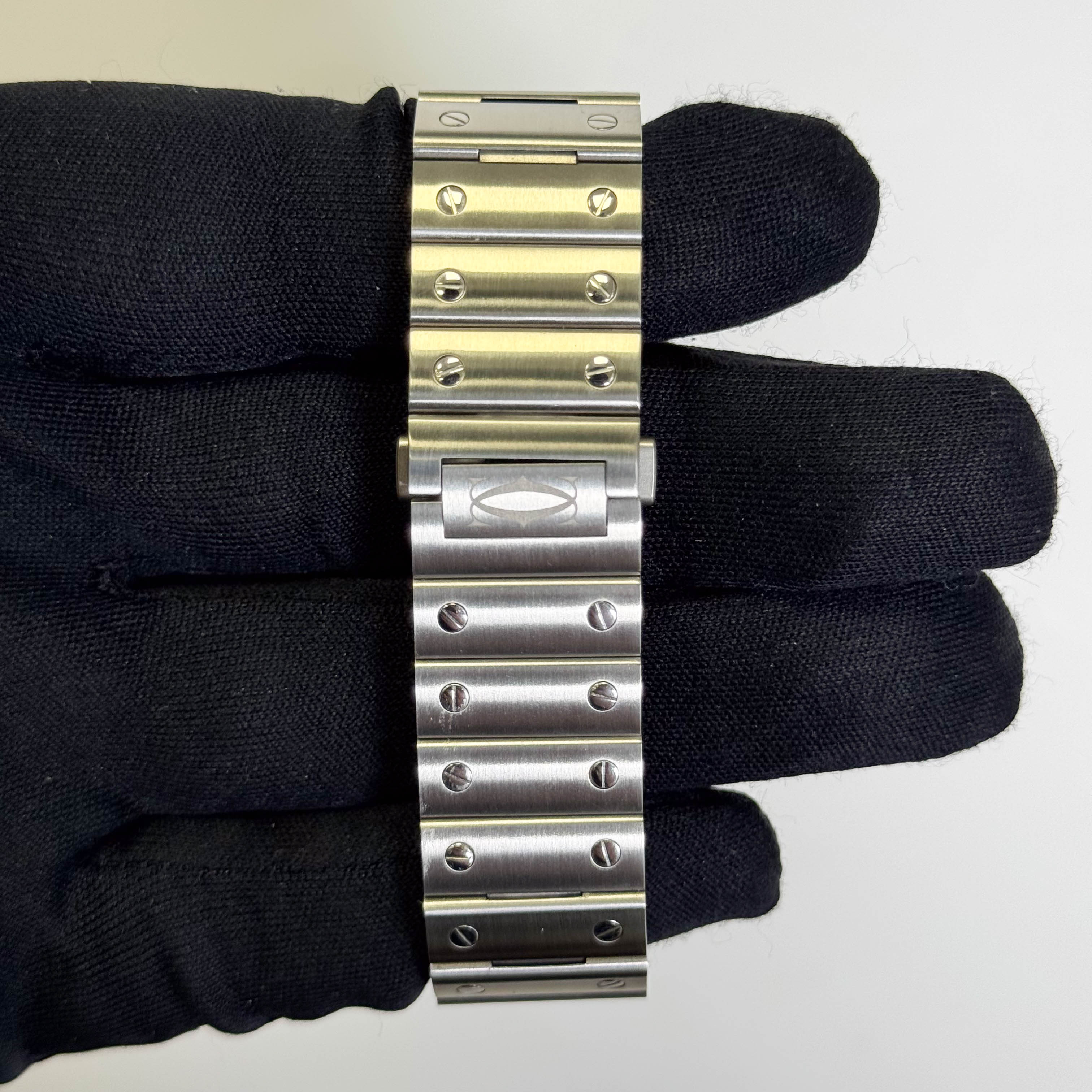 Cartier Santos 40mm Blue Dial Watch Ref# WSSA0071 - Happy Jewelers Fine Jewelry Lifetime Warranty