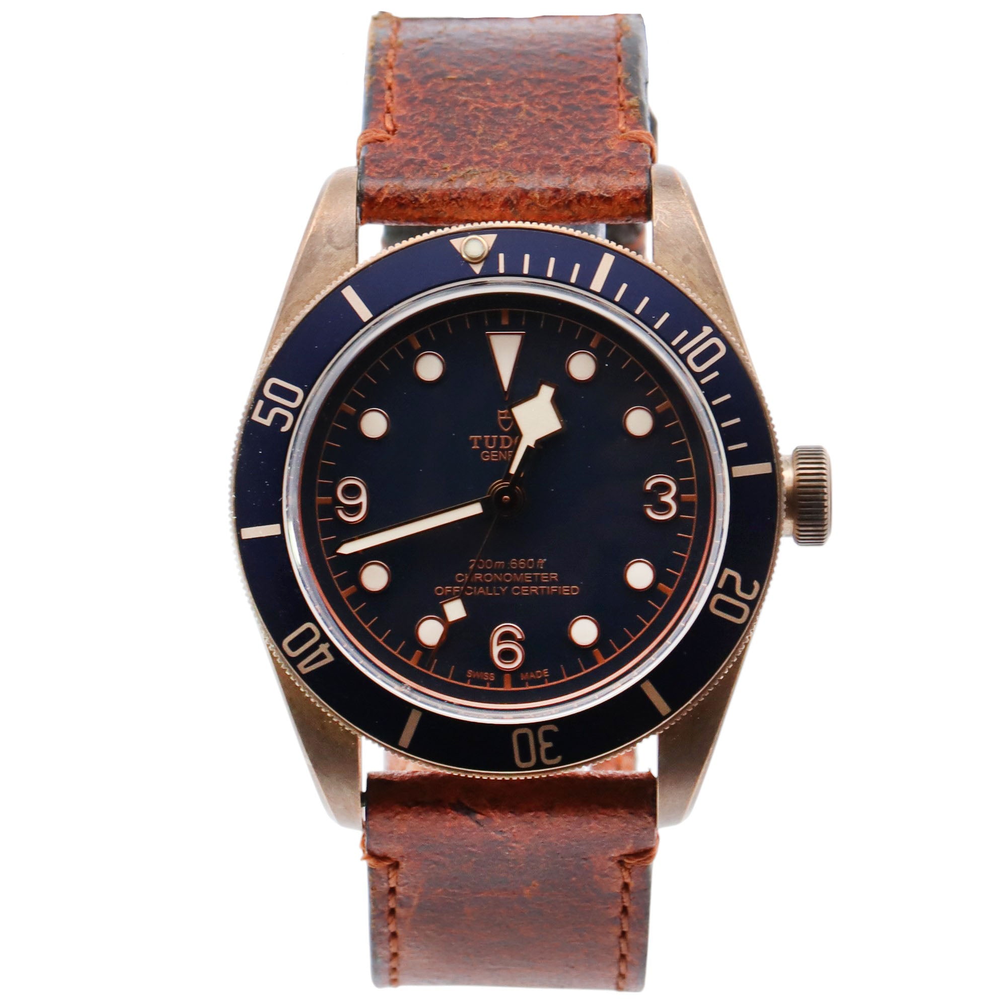 Tudor Black Bay 43mm Blue Dial Watch Ref# 79250BB - Happy Jewelers Fine Jewelry Lifetime Warranty