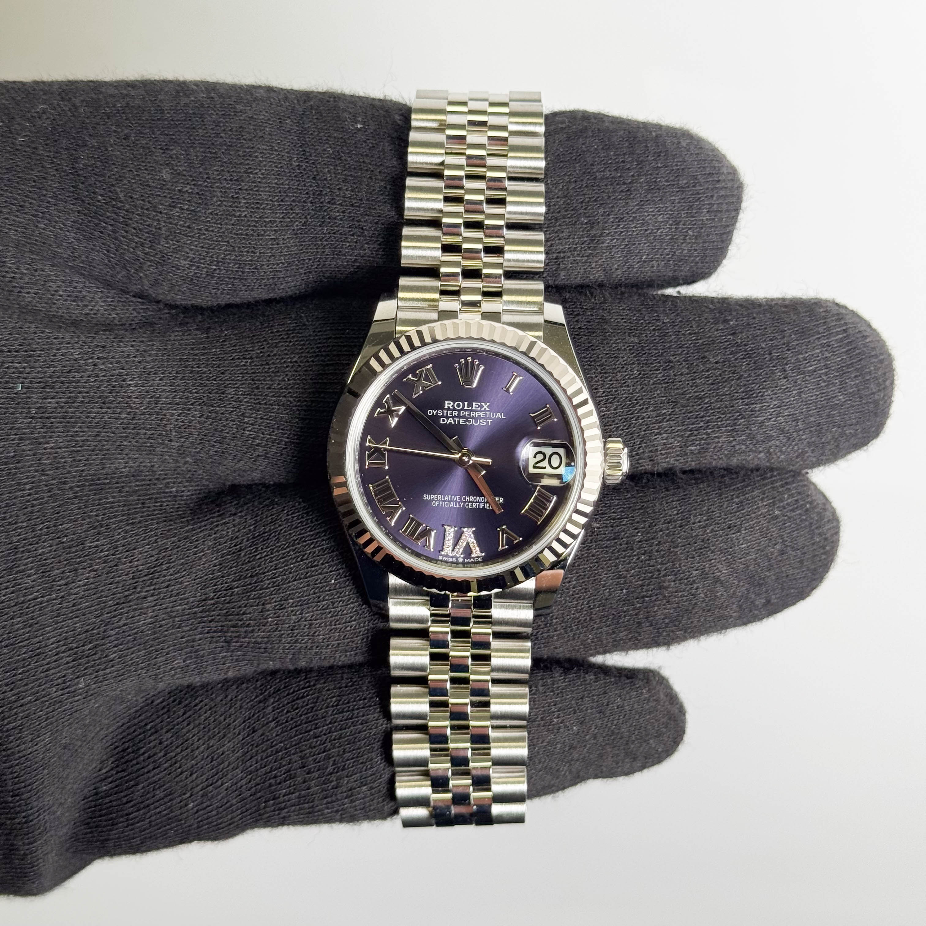 Rolex Datejust 31mm Purple Dial Watch Ref# 278274