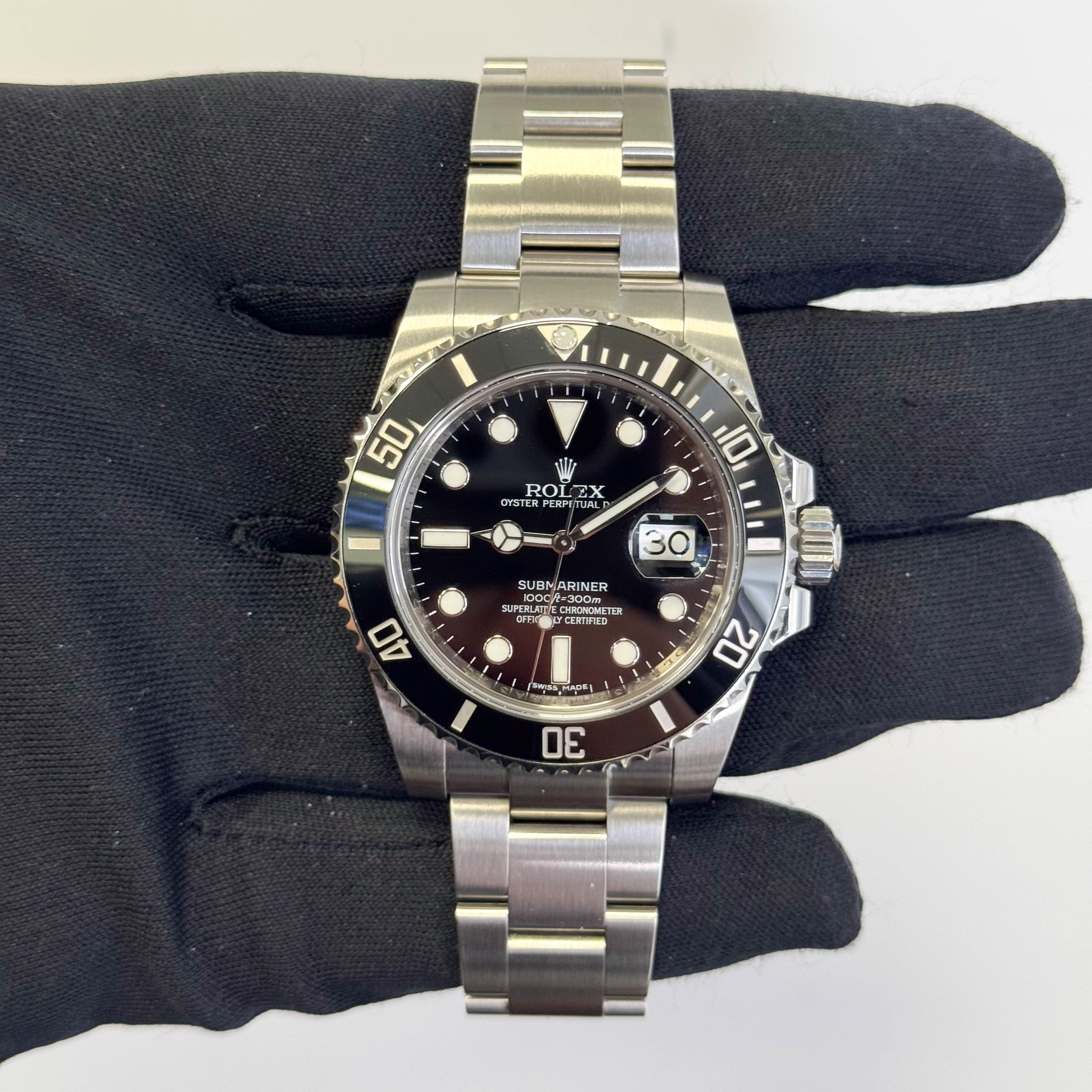 Rolex Submariner 40mm Black Dot Dial Watch Ref# 116610LN - Happy Jewelers Fine Jewelry Lifetime Warranty