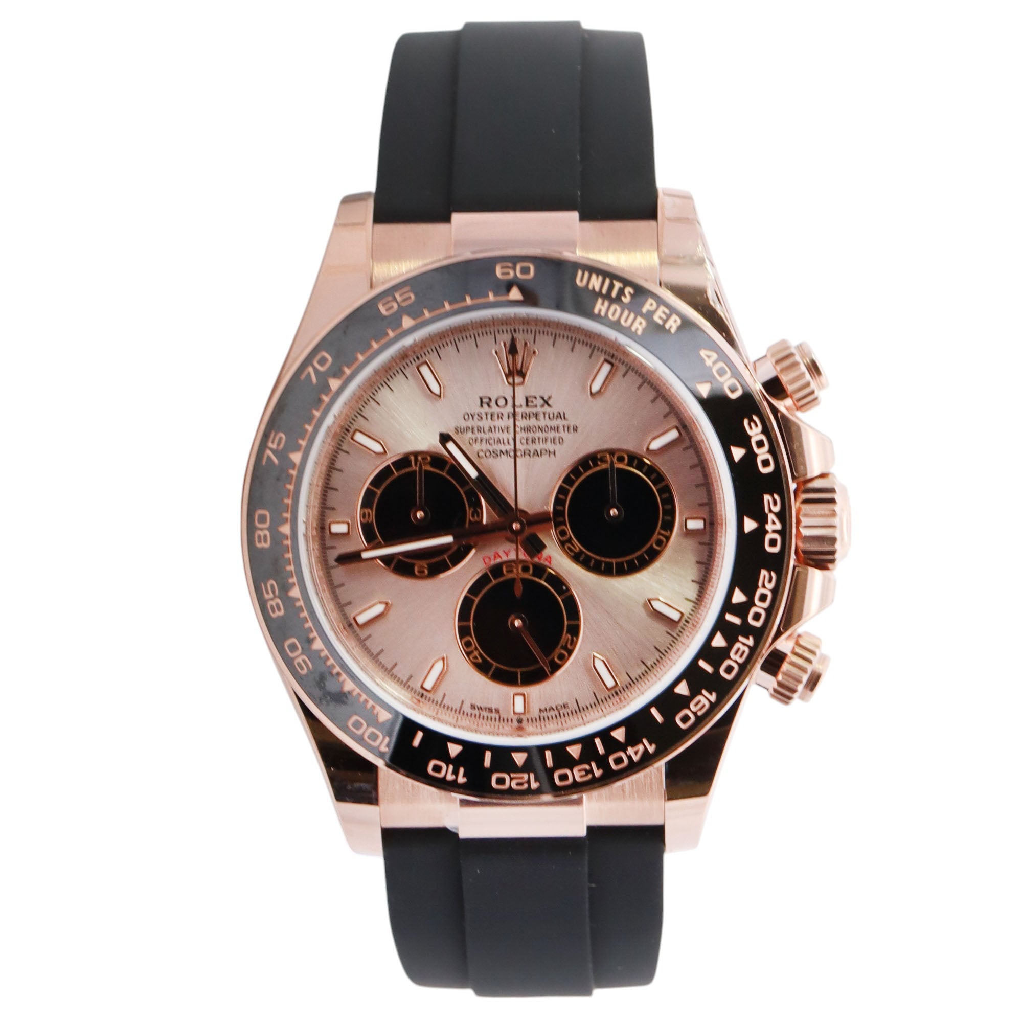 Rolex Daytona 40mm Pink Dial Watch Ref# 126515LN - Happy Jewelers Fine Jewelry Lifetime Warranty