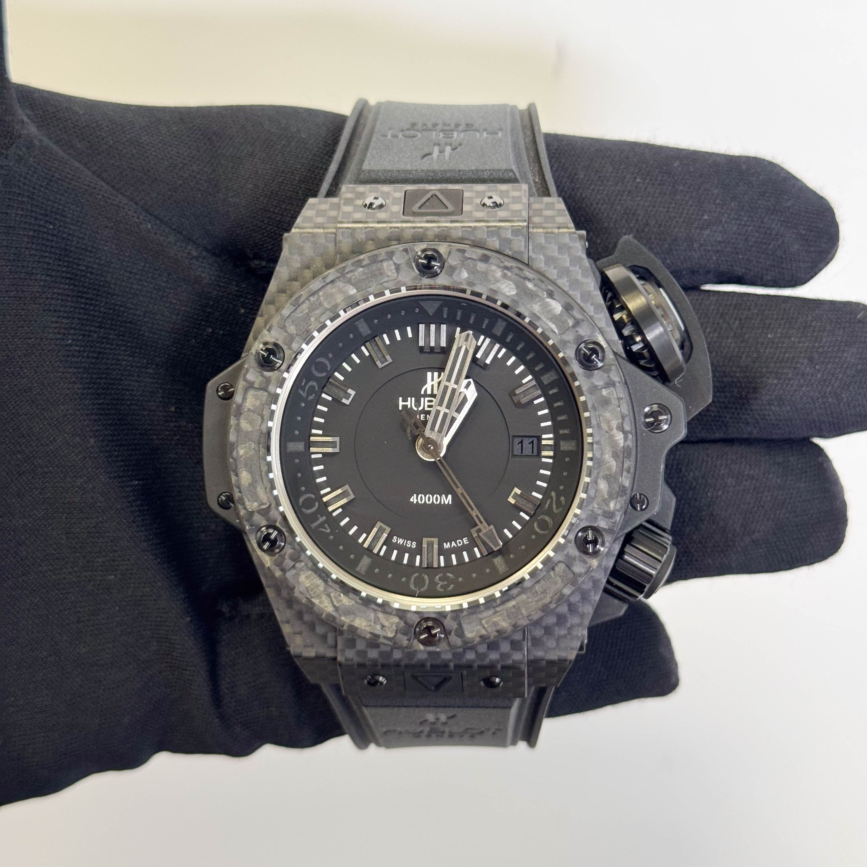 Hublot Big Bang 48mm Black Dial Watch Ref# 731.QX.1140.RX - Happy Jewelers Fine Jewelry Lifetime Warranty
