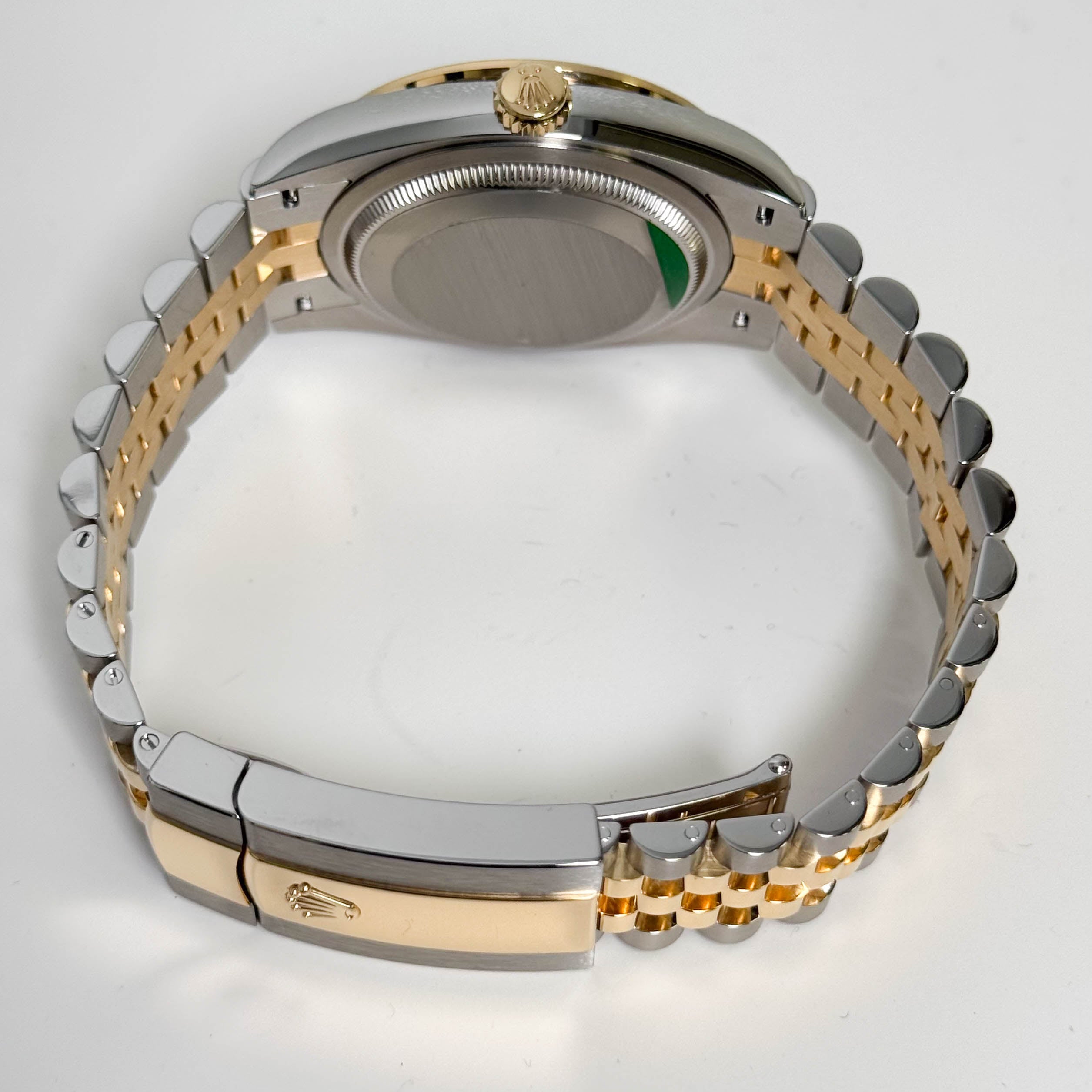 Rolex Datejust 36mm Green Roman Diamond Dial Ref# 126283RBR - Happy Jewelers Fine Jewelry Lifetime Warranty