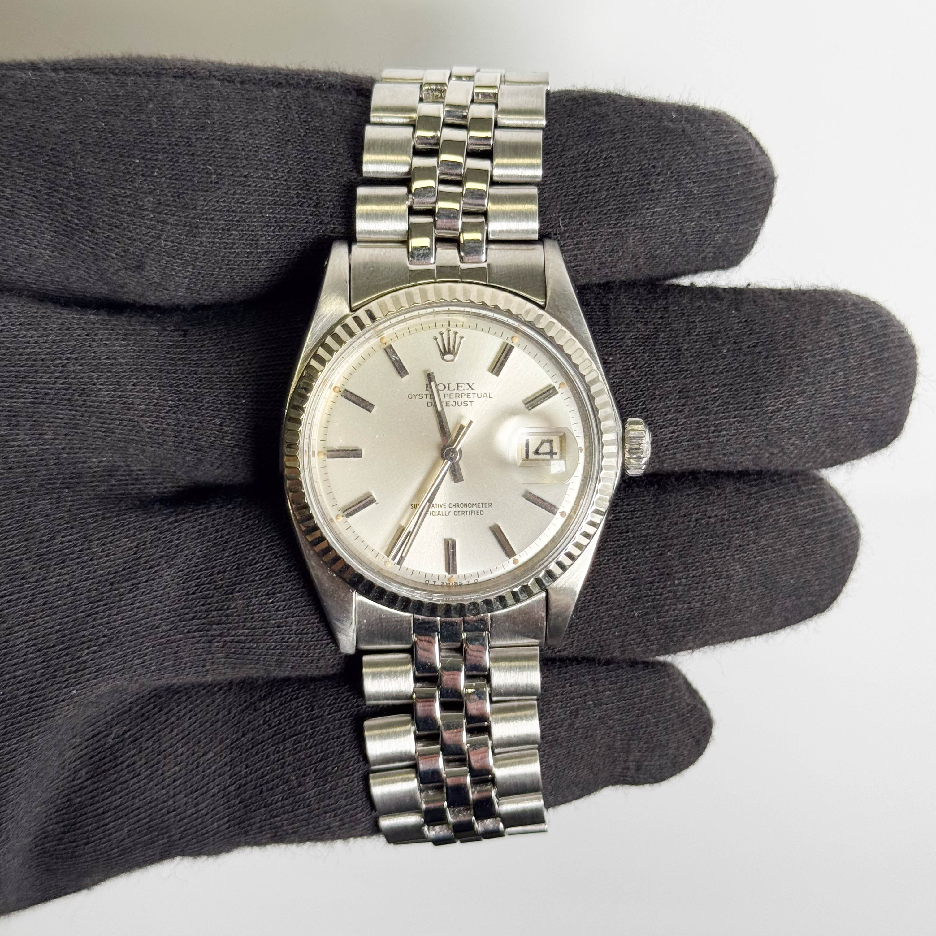 Rolex Datejust 36mm Silver Dial Watch Ref# 1601