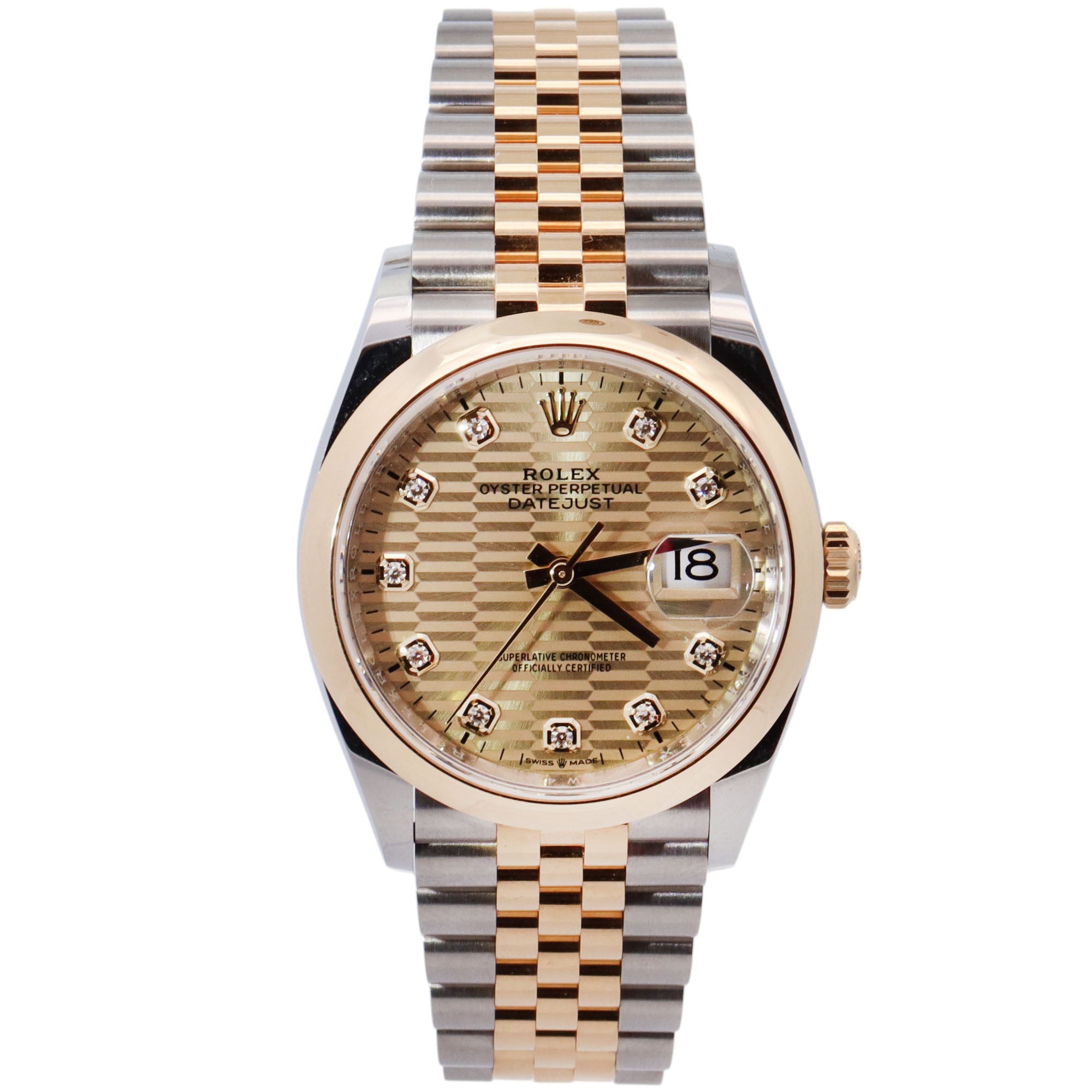 Rolex Datejust 36mm Champagne Dial Watch Ref# 126203 - Happy Jewelers Fine Jewelry Lifetime Warranty