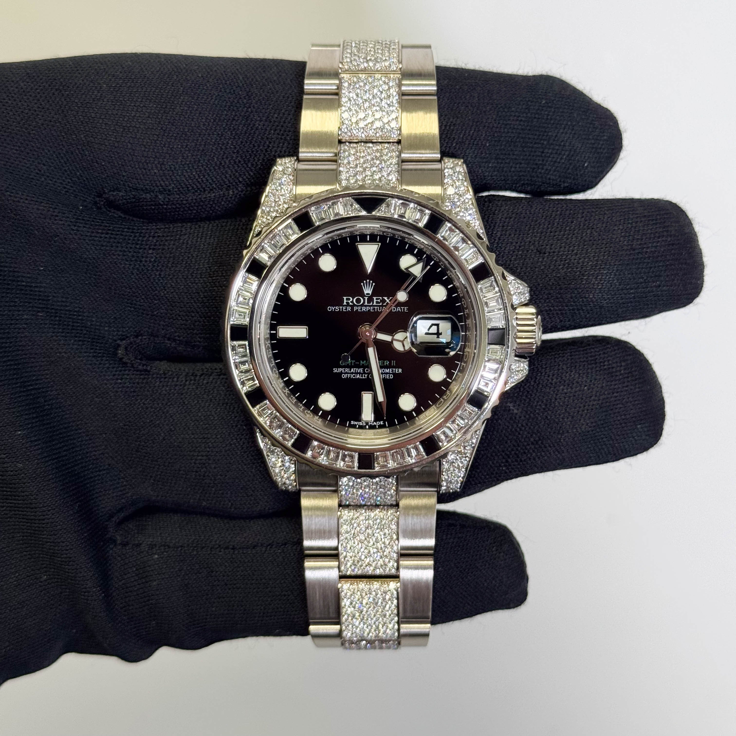 Rolex GMT-Master II 40mm Black Dial Watch Ref# 116759 - Happy Jewelers Fine Jewelry Lifetime Warranty