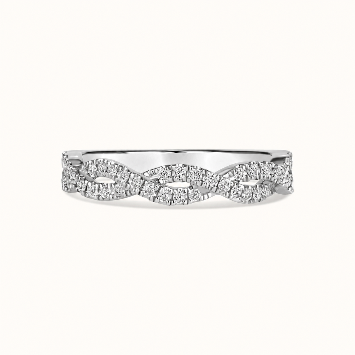 Infinity Diamond Half Way Band