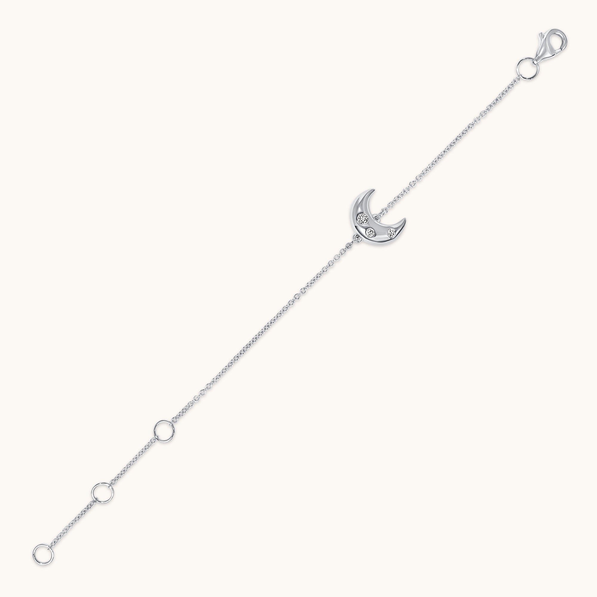 Kid's Bezzle Diamond Bubble Moon Bracelet - Happy Jewelers Fine Jewelry Lifetime Warranty