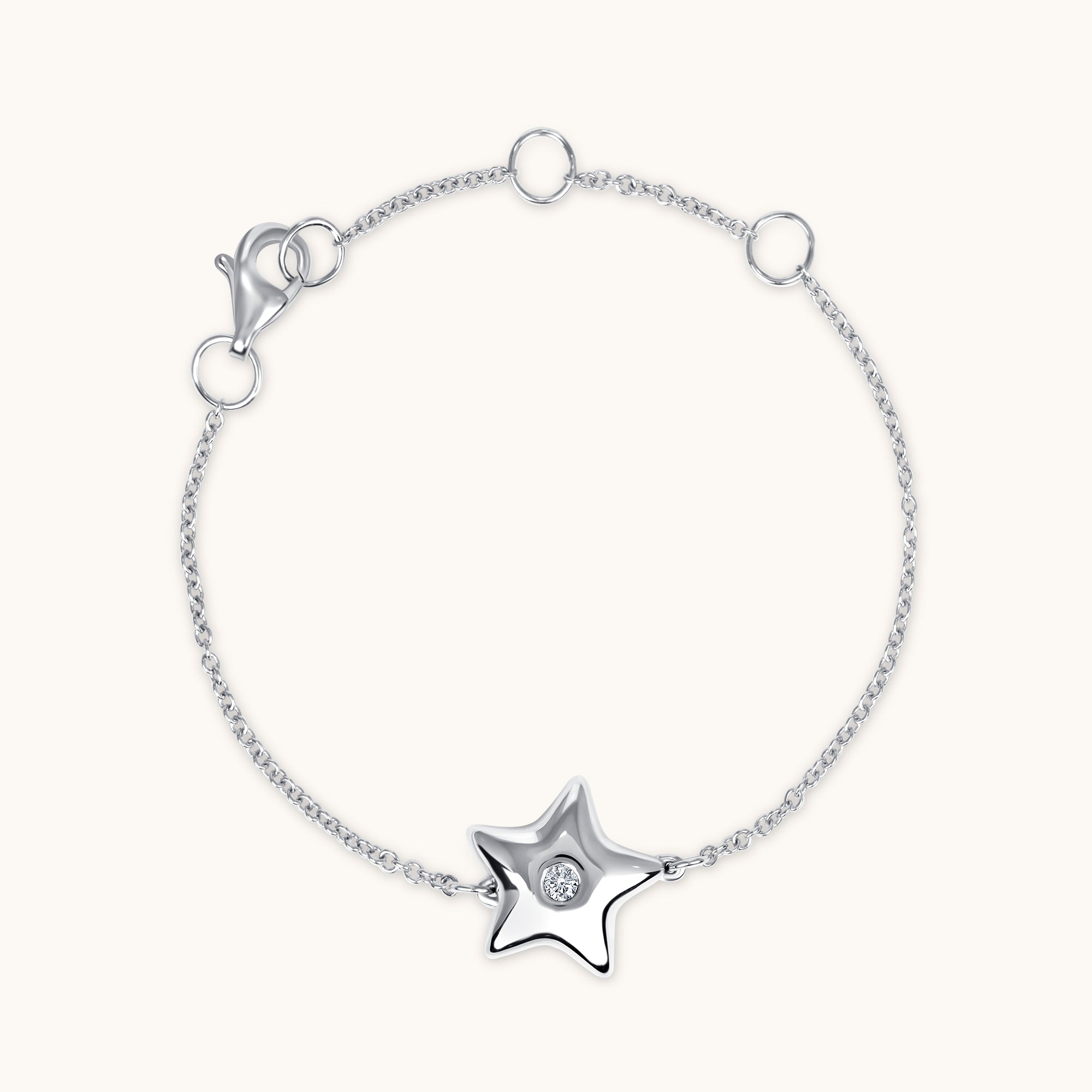 Kid's Bezzle Diamond Bubble Star Bracelet - Happy Jewelers Fine Jewelry Lifetime Warranty
