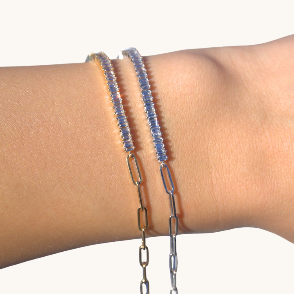 Lab Diamond Linked Up Chain Bracelet - Happy Jewelers Fine Jewelry Lifetime Warranty