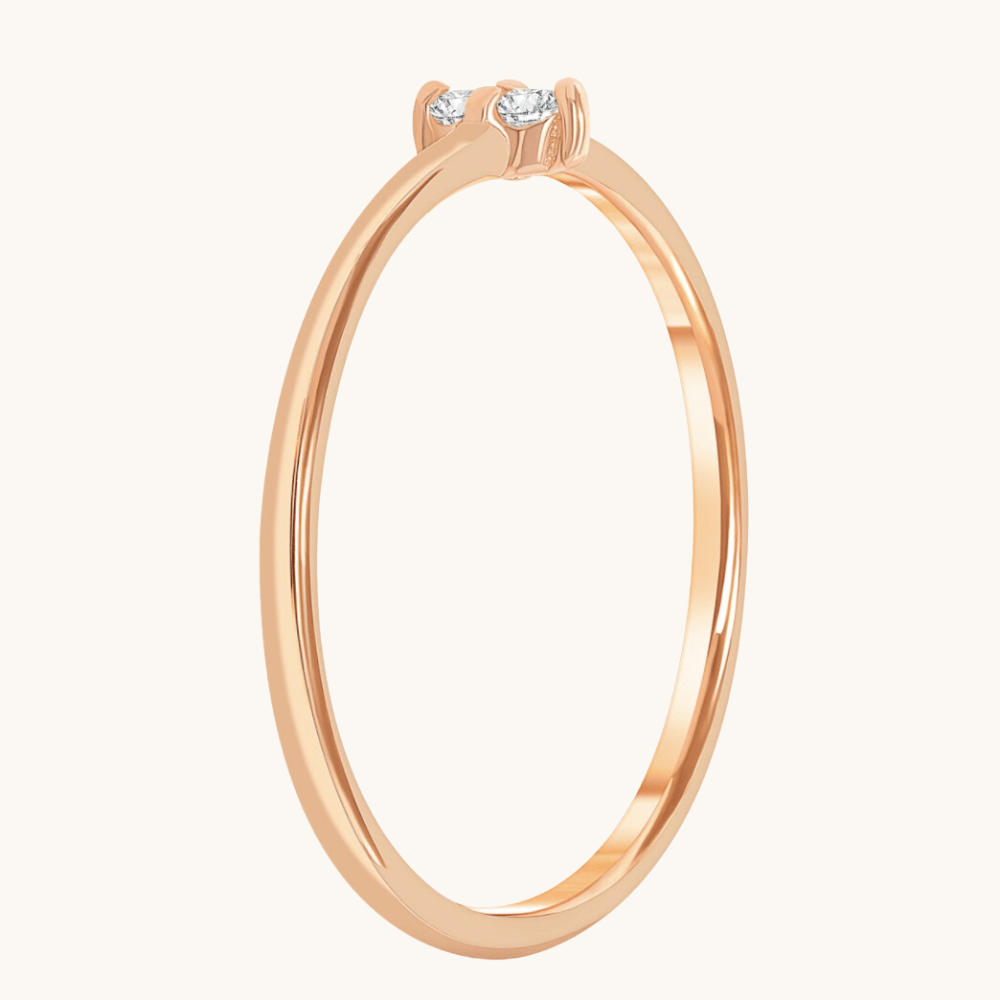 Luna Stackable Diamond Band - Happy Jewelers Fine Jewelry Lifetime Warranty