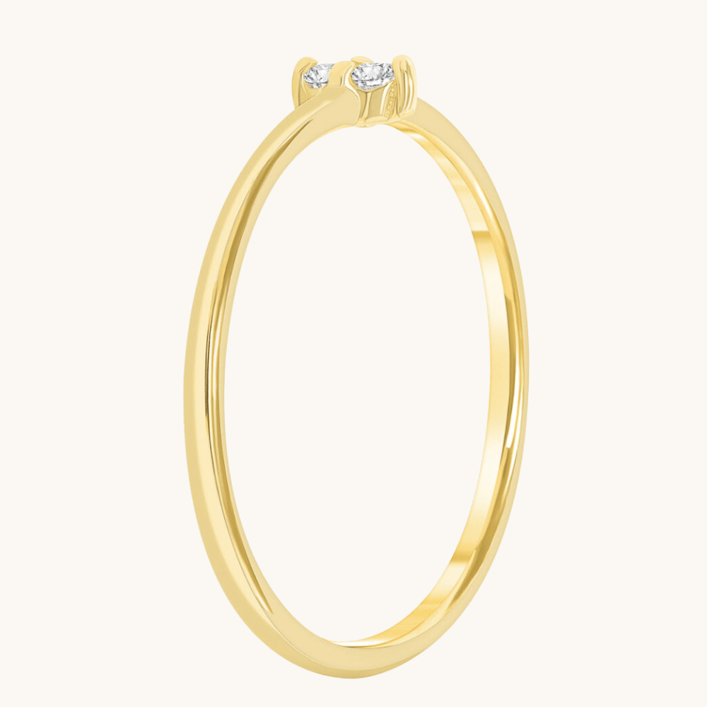 Luna Stackable Diamond Band - Happy Jewelers Fine Jewelry Lifetime Warranty