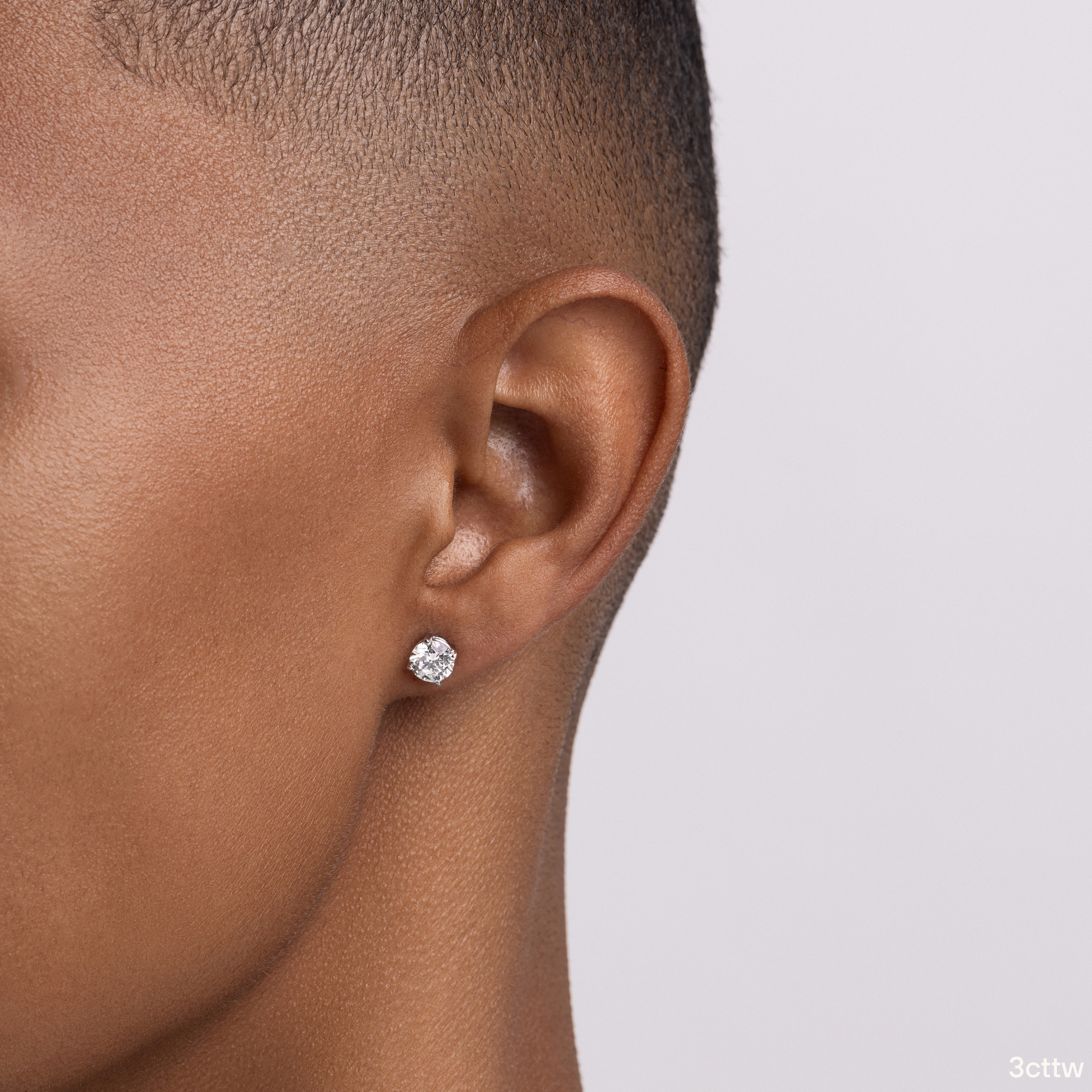 2 cttw (1.00 carat each ear)