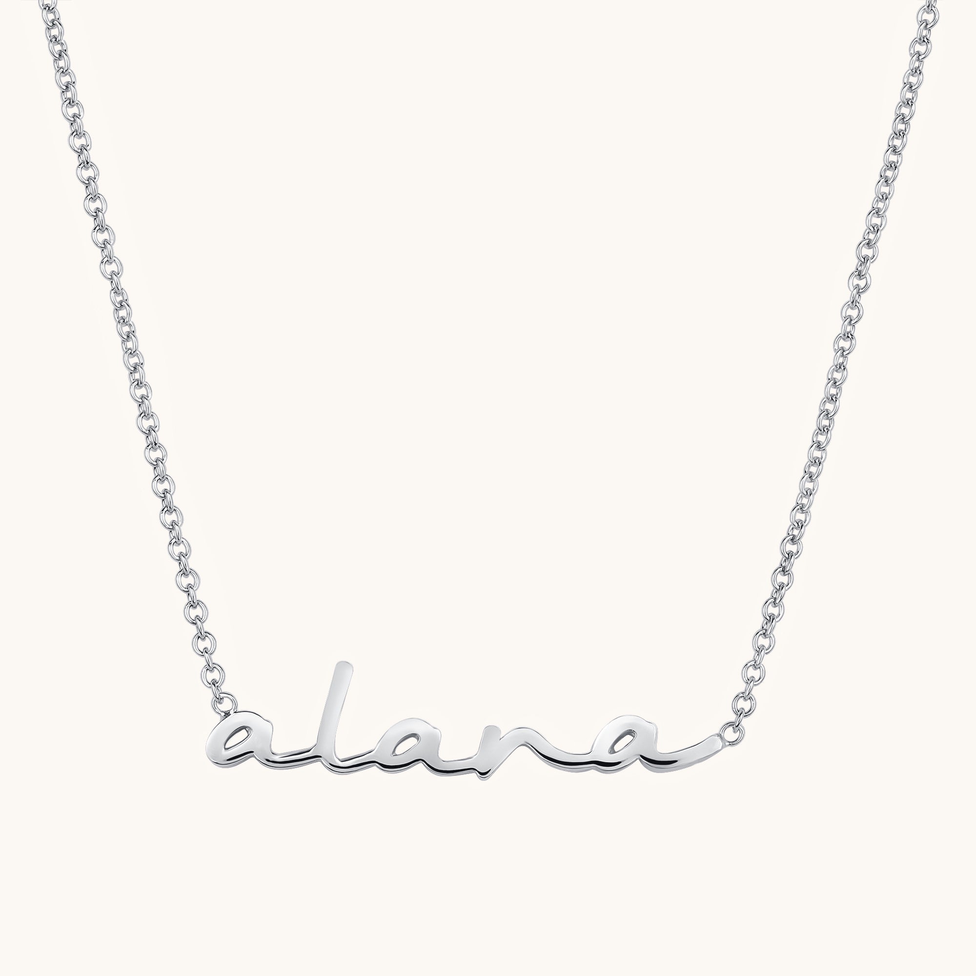 Mini Cursive Name Necklace