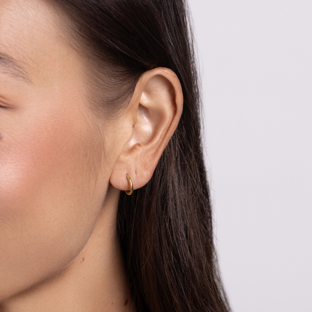 Mini Gold Hoops - Happy Jewelers Fine Jewelry Lifetime Warranty