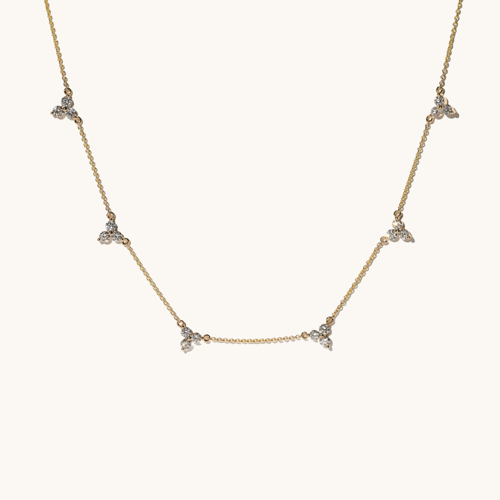 Trio Lab Diamond Necklace - Happy Jewelers Fine Jewelry Lifetime Warranty