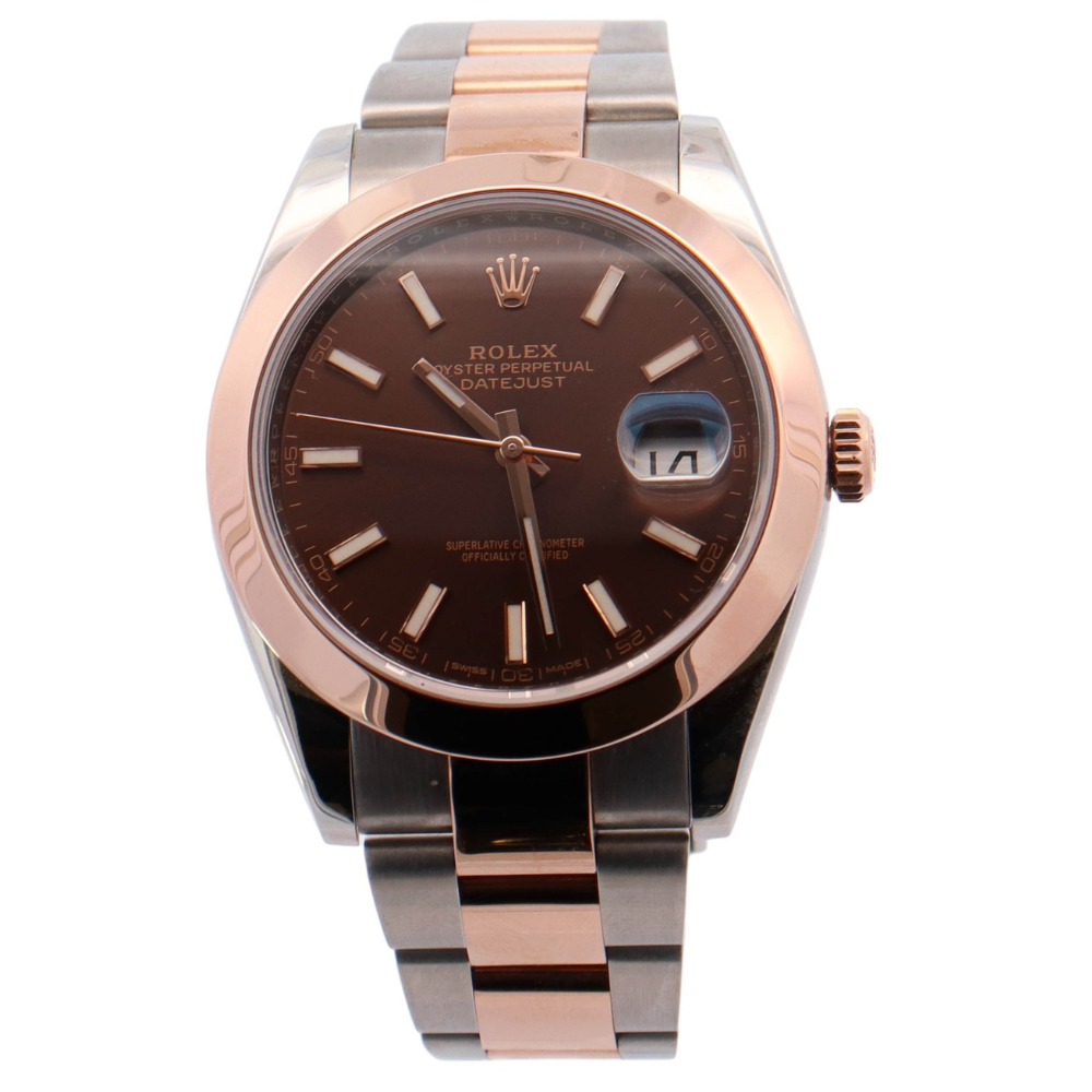 Rolex Datejust 41mm Chocolate Dial Watch Ref# 126301 - Happy Jewelers Fine Jewelry Lifetime Warranty