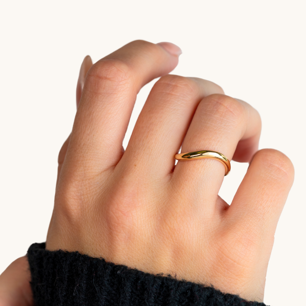 Petite Solid Gold Motion Ring - Happy Jewelers Fine Jewelry Lifetime Warranty