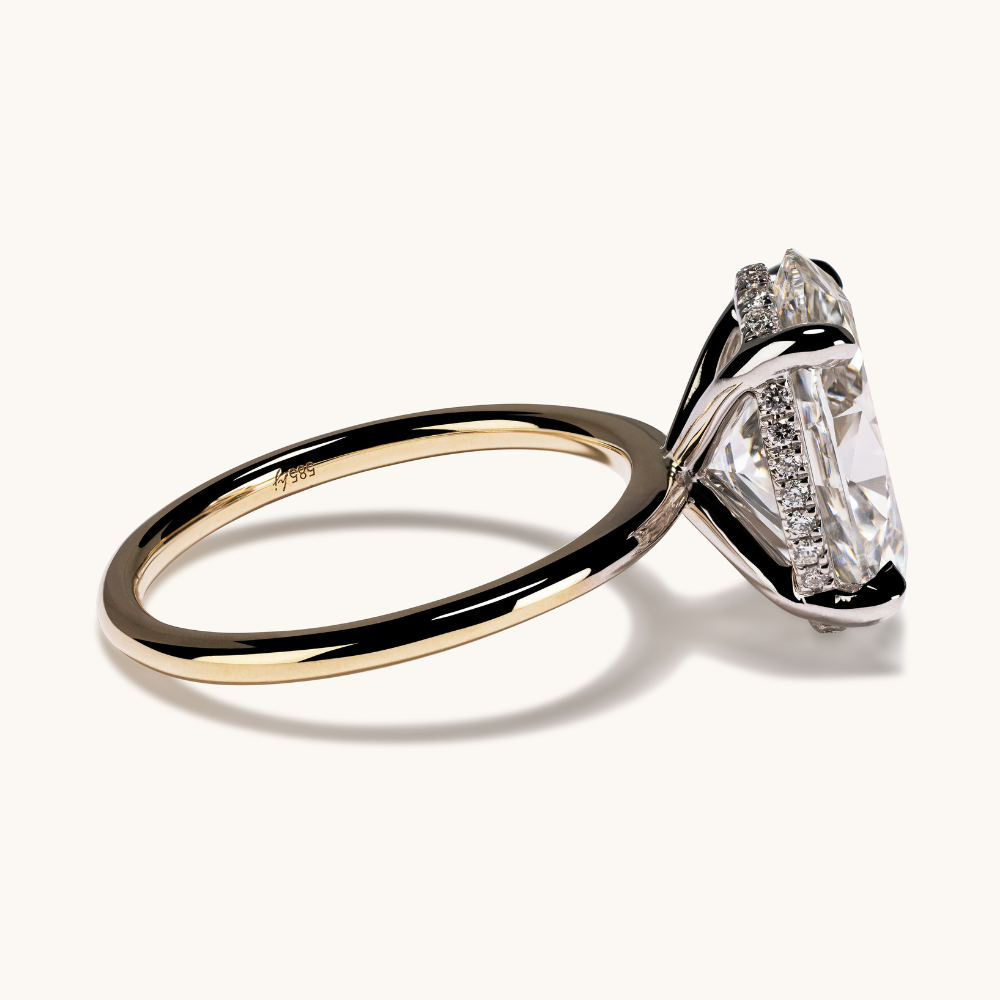 4.61 Oval Lab Diamond Engagement Ring - Happy Jewelers Fine Jewelry Lifetime Warranty