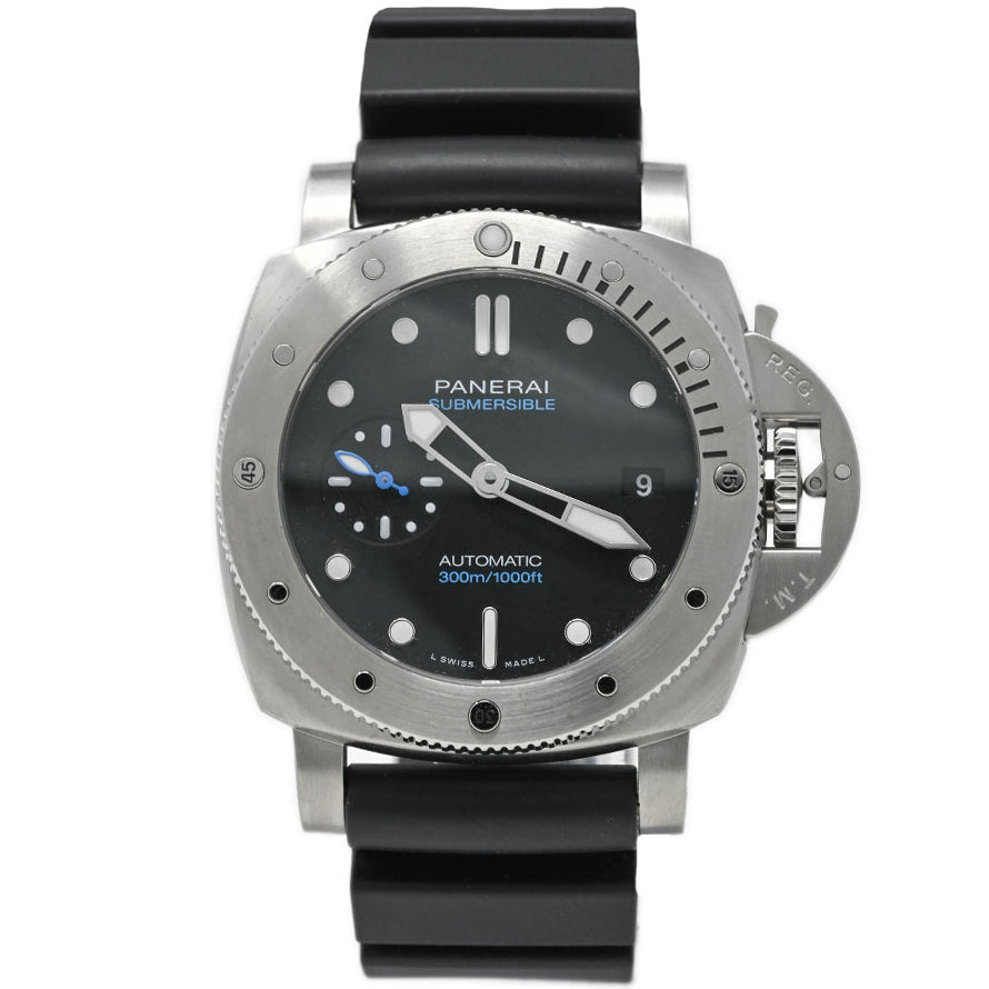 Panerai Luminor 42mm Black Dial Watch Ref# PAM00973 - Happy Jewelers Fine Jewelry Lifetime Warranty