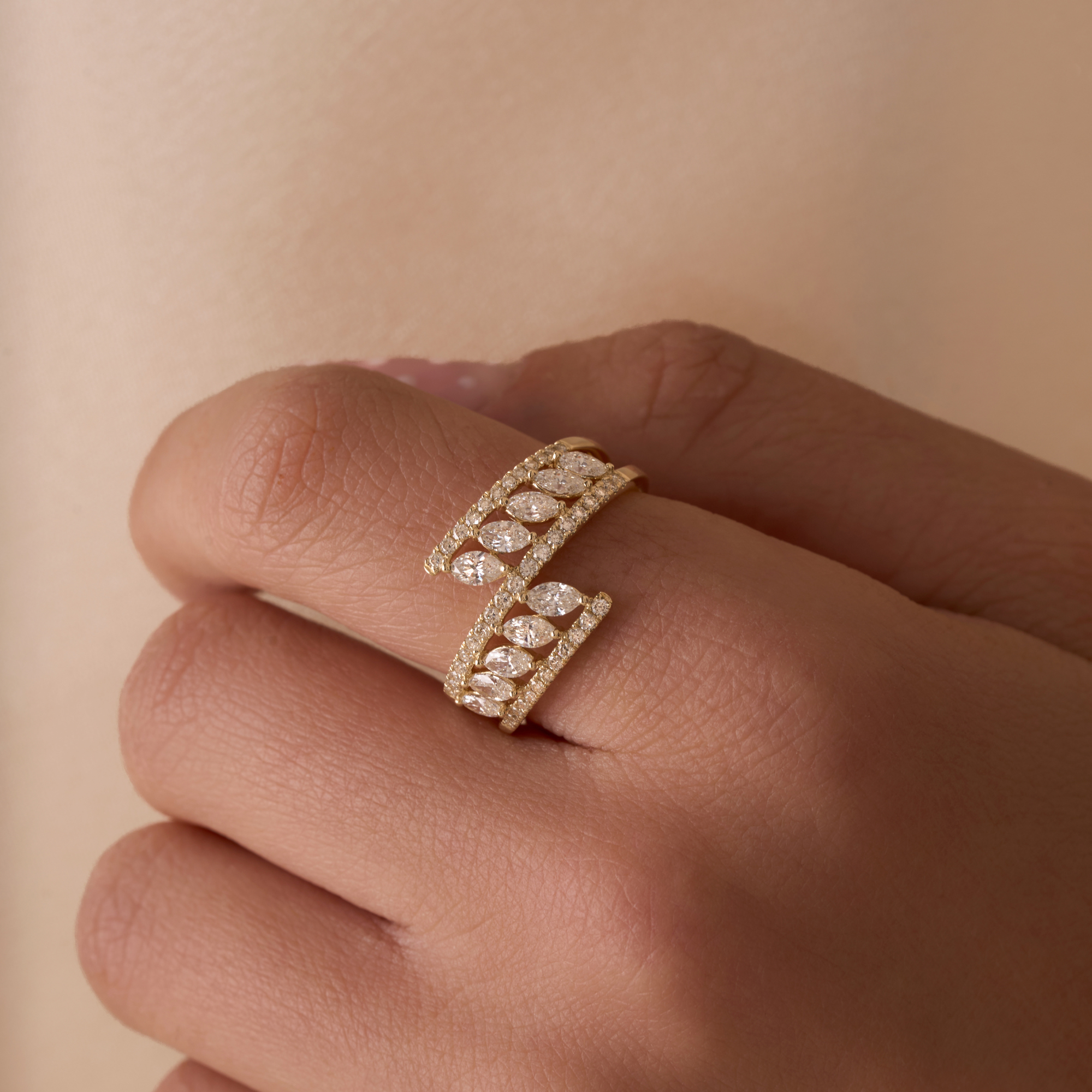 Diamond Wraparound Ring - Happy Jewelers Fine Jewelry Lifetime Warranty