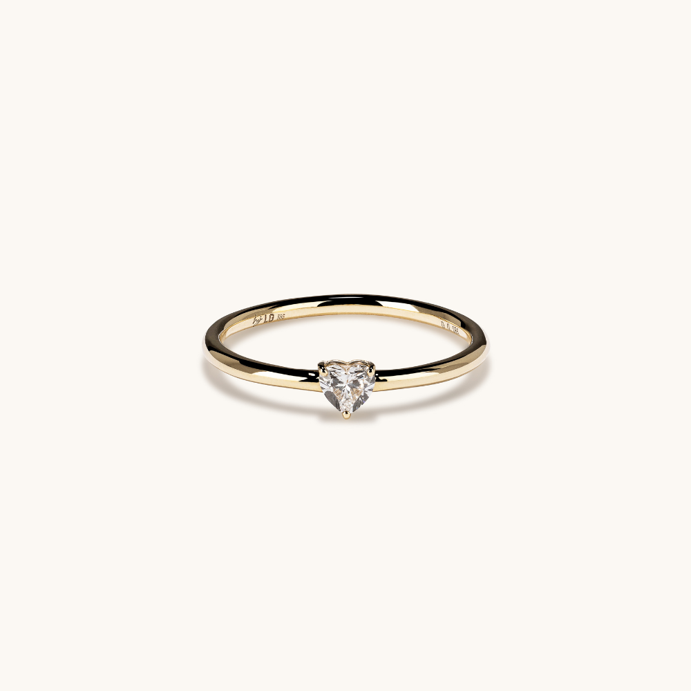 Petite Lab Diamond Solitaire Promise Ring – Happy Jewelers