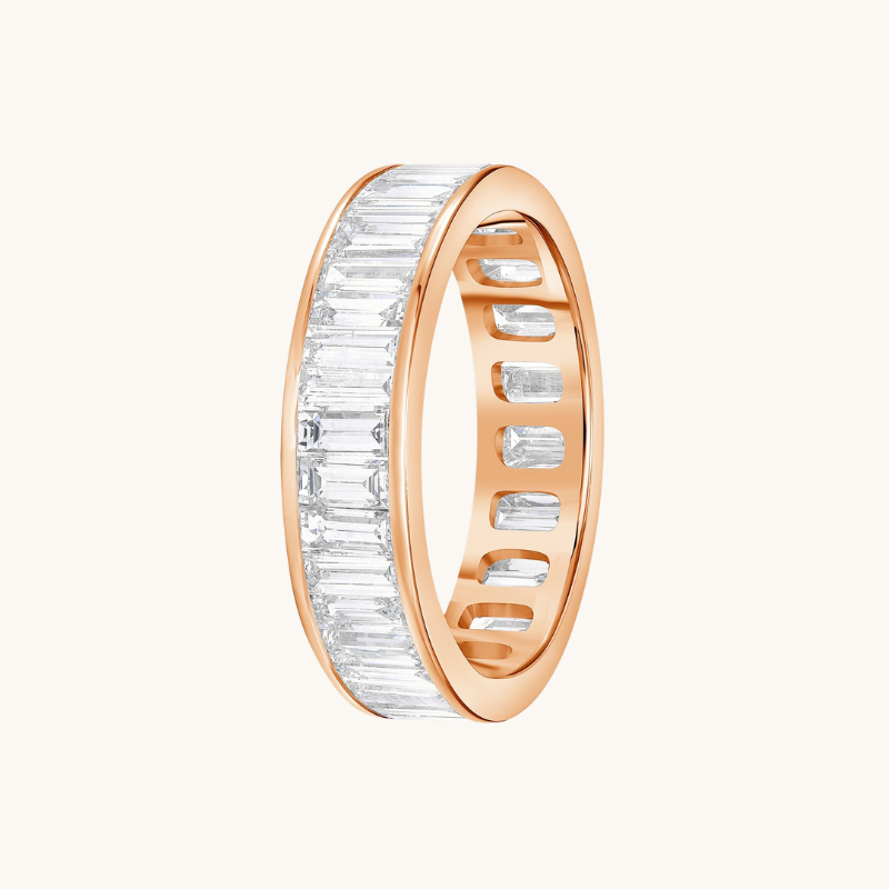 Diamond Baguette Eternity Band - Happy Jewelers Fine Jewelry Lifetime Warranty
