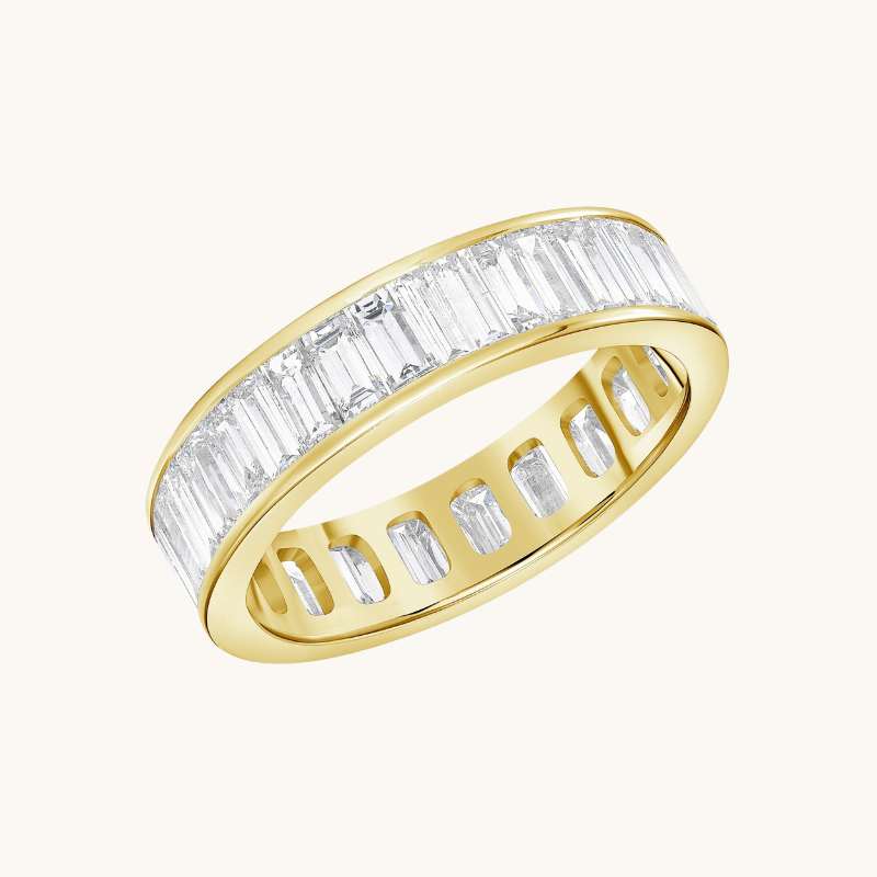 Diamond Baguette Eternity Band - Happy Jewelers Fine Jewelry Lifetime Warranty