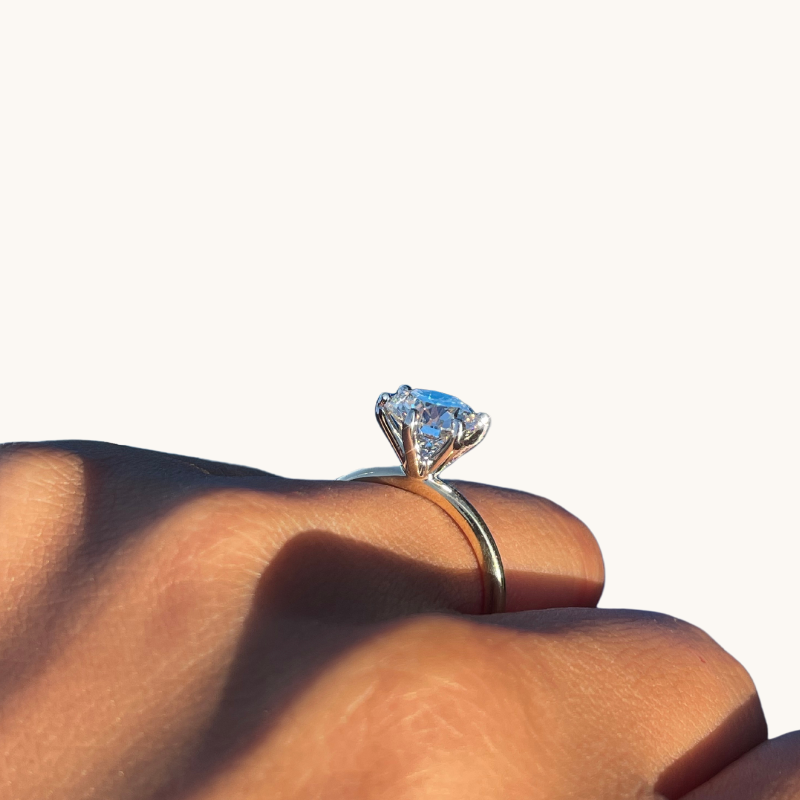 2.25 Round Lab Diamond Engagement Ring - Happy Jewelers Fine Jewelry Lifetime Warranty