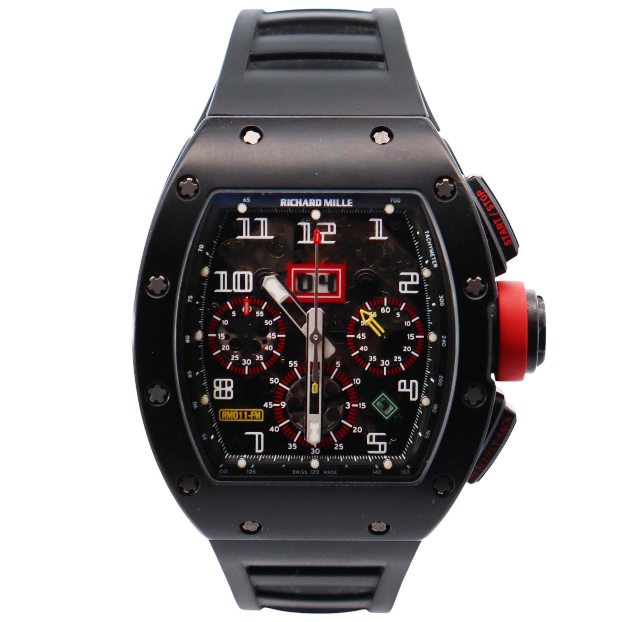 Richard Mille RM011 42mm Openwork Dial Watch Ref# RM011 - Happy Jewelers Fine Jewelry Lifetime Warranty