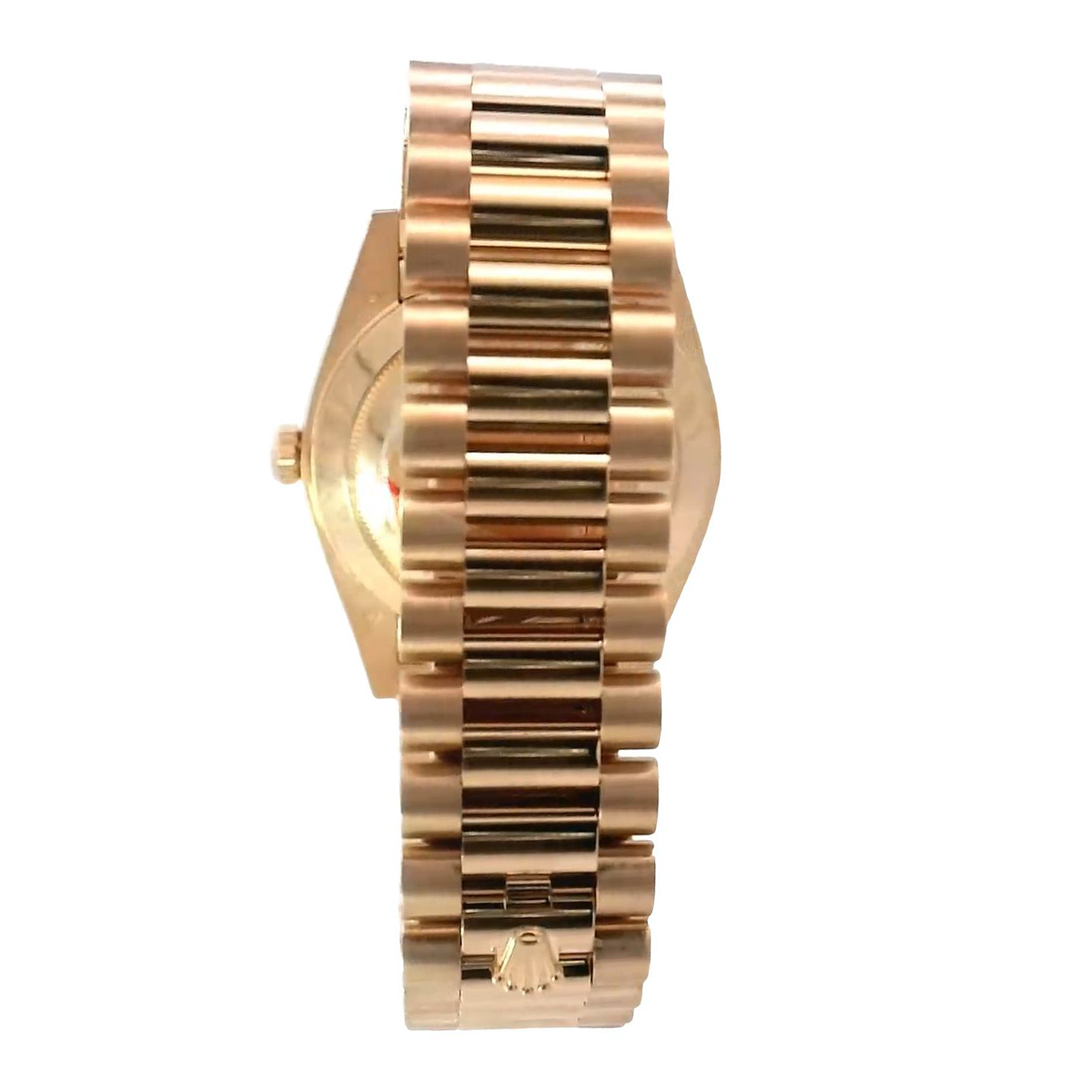 Rolex Day Date Yellow Gold Black Stick Dial Watch | Ref# 228238 - Happy Jewelers Fine Jewelry Lifetime Warranty