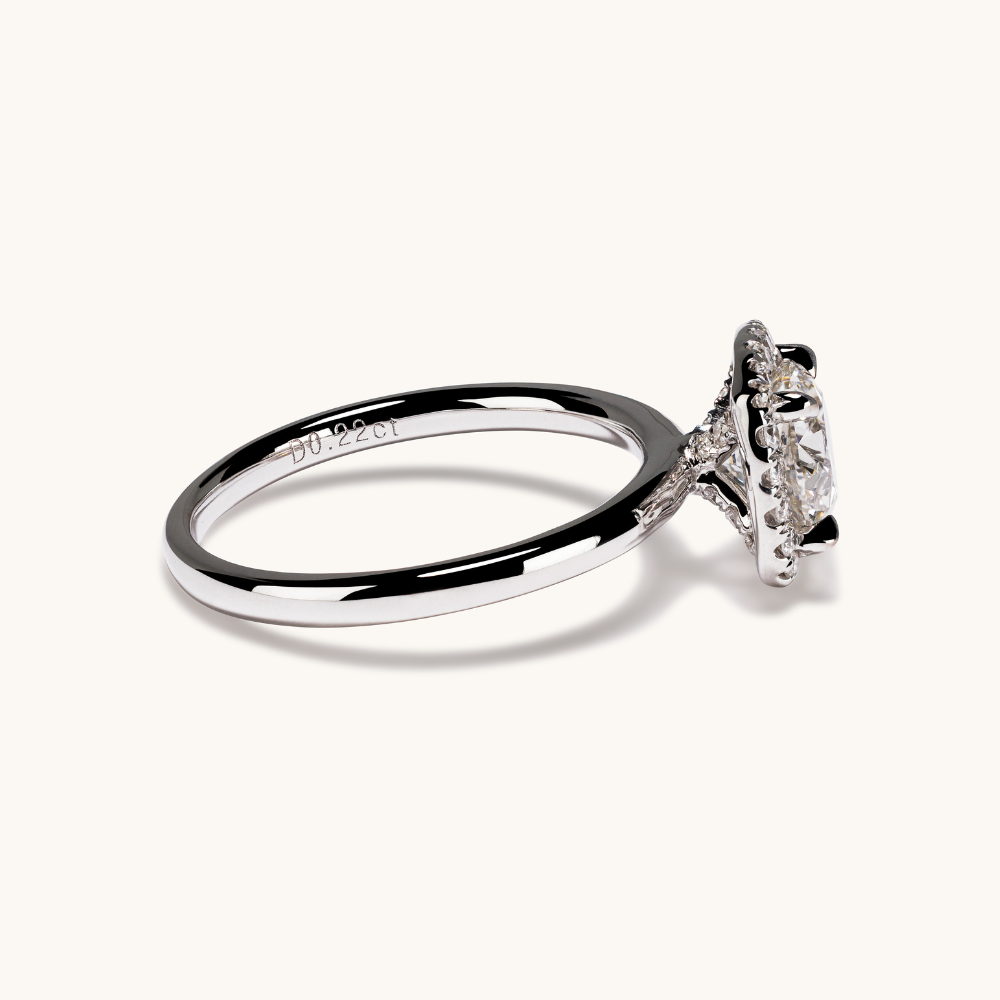 1.23 Round Lab Diamond Engagement Ring - Happy Jewelers Fine Jewelry Lifetime Warranty