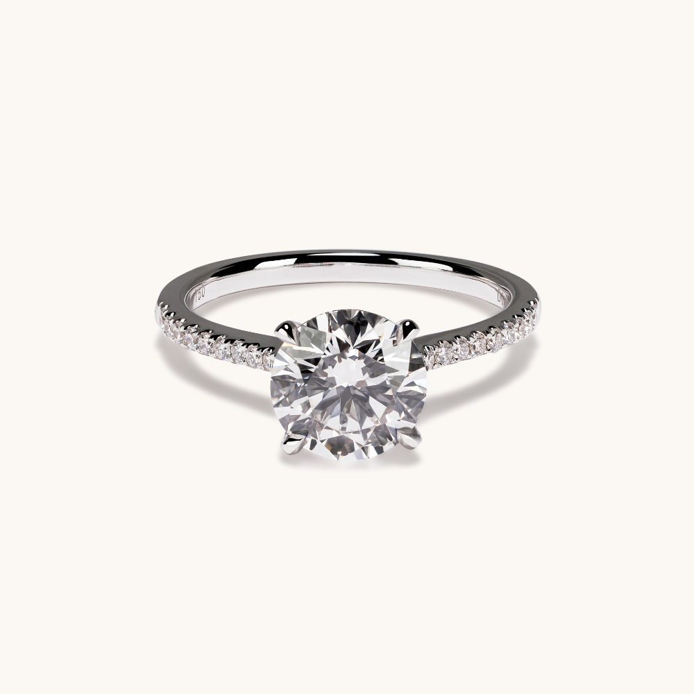 1.71 Round Lab Diamond Engagement Ring - Happy Jewelers Fine Jewelry Lifetime Warranty