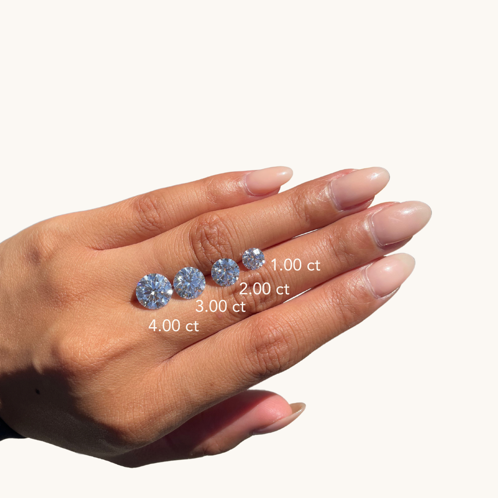 Round Lab Diamond Engagement Ring with Signature Setting - Happy Jewelers Fine Jewelry Lifetime Warranty