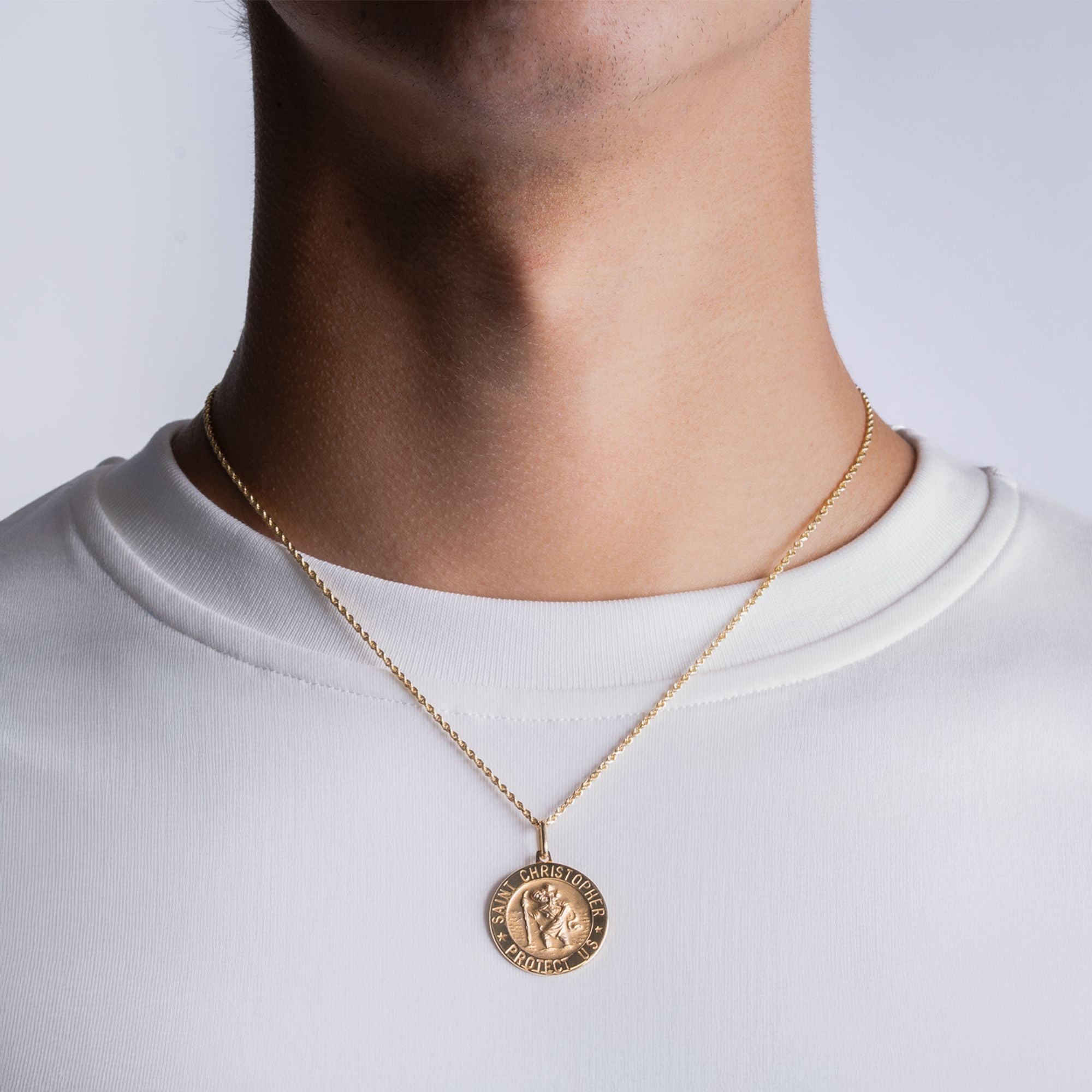 Saint Christopher Medallion Pendant