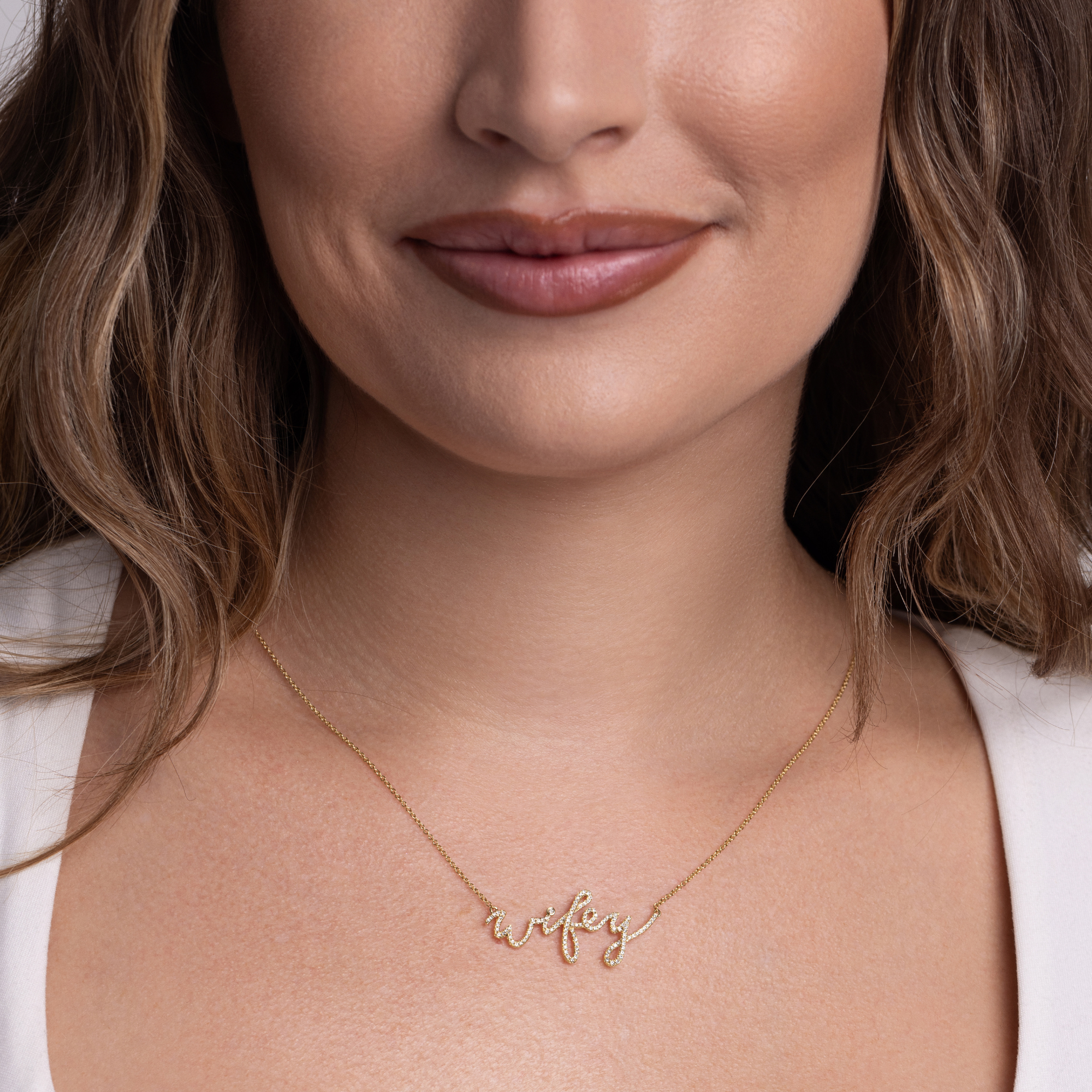 Diamond Wifey Necklace - Happy Jewelers Fine Jewelry Lifetime Warranty