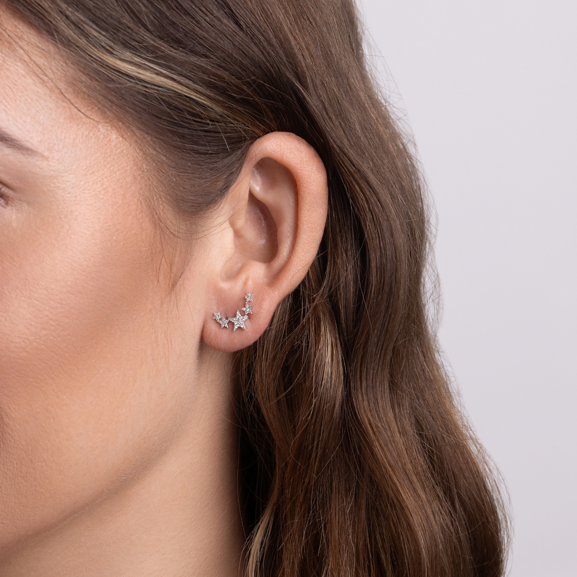 Star Climber Diamond Earrings - Happy Jewelers Fine Jewelry Lifetime Warranty