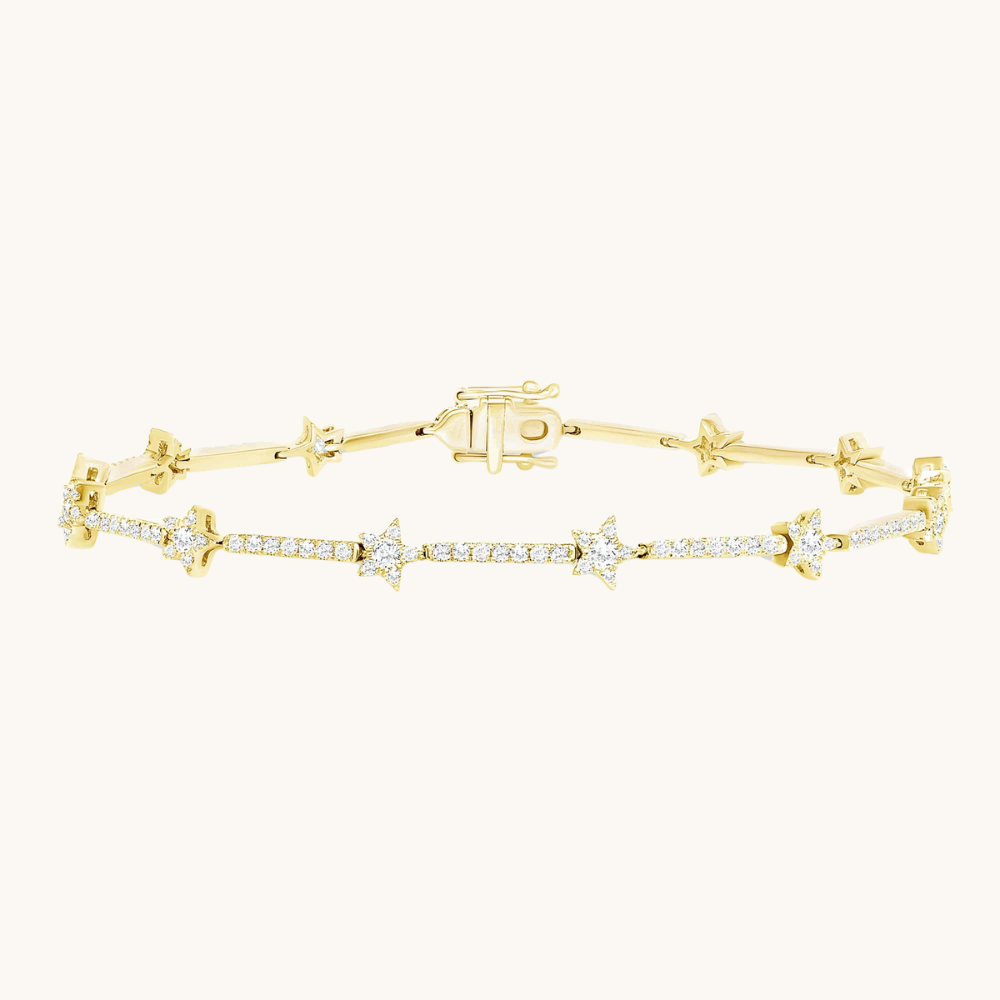 Star Diamond Tennis Bracelet – Happy Jewelers