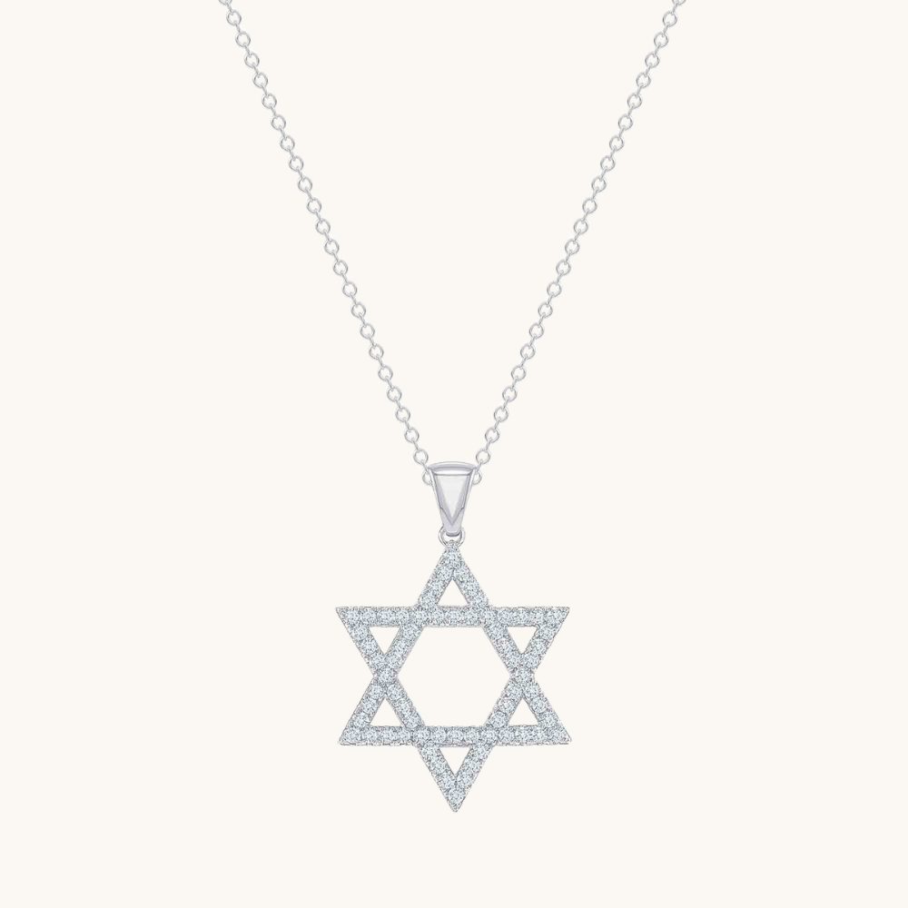 Star of David Diamond Pendant - Happy Jewelers Fine Jewelry Lifetime Warranty