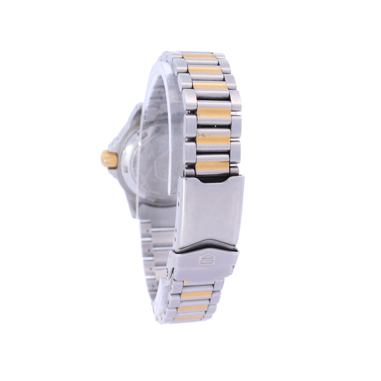 Tag Heuer 4000 Yellow Gold and Stainless Steel 28mm White Stick Dial Watch | Ref# WF1420 - Happy Jewelers Fine Jewelry Lifetime Warranty