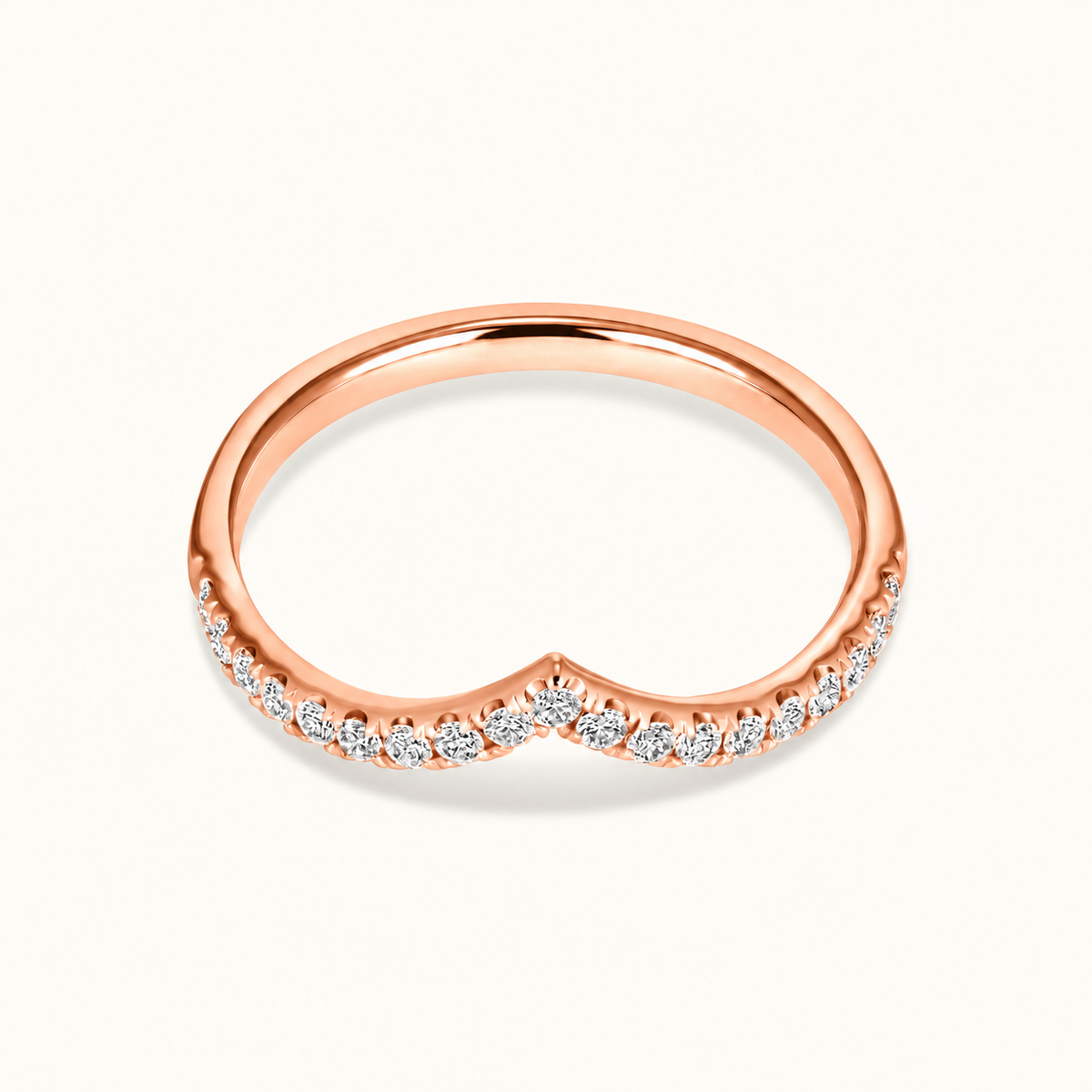 The Vivi Chevron Diamond Band
