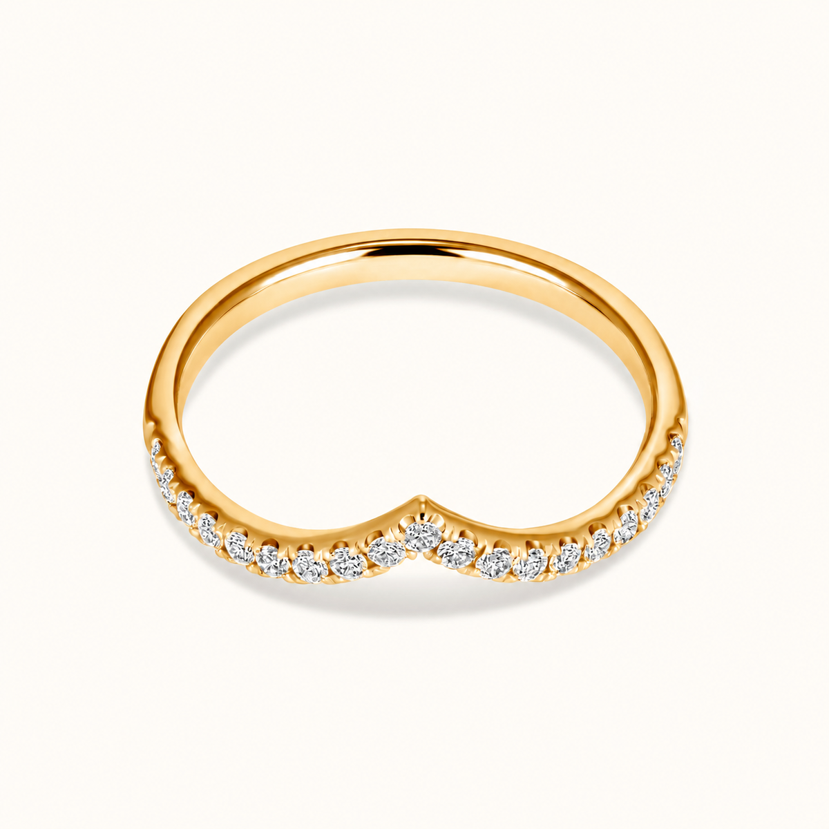 The Vivi Chevron Diamond Band