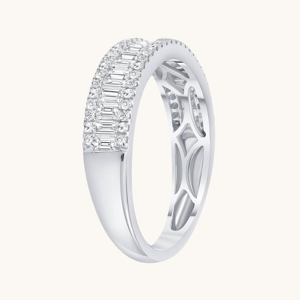 The Mandy Diamond Band - Happy Jewelers Fine Jewelry Lifetime Warranty