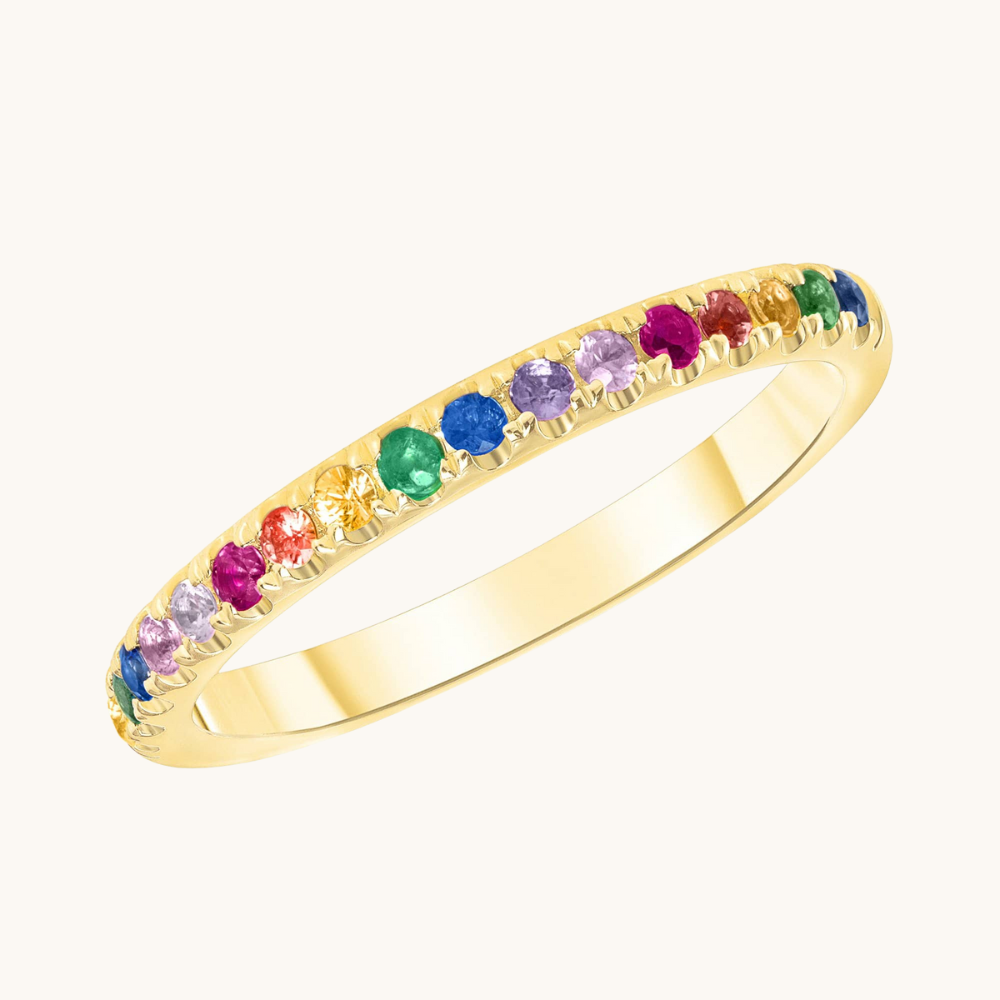 The Rainbow Ring - Happy Jewelers Fine Jewelry Lifetime Warranty