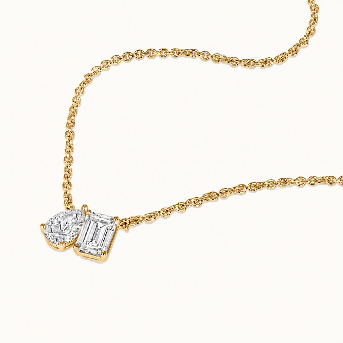 Toi et Moi Diamond Necklace