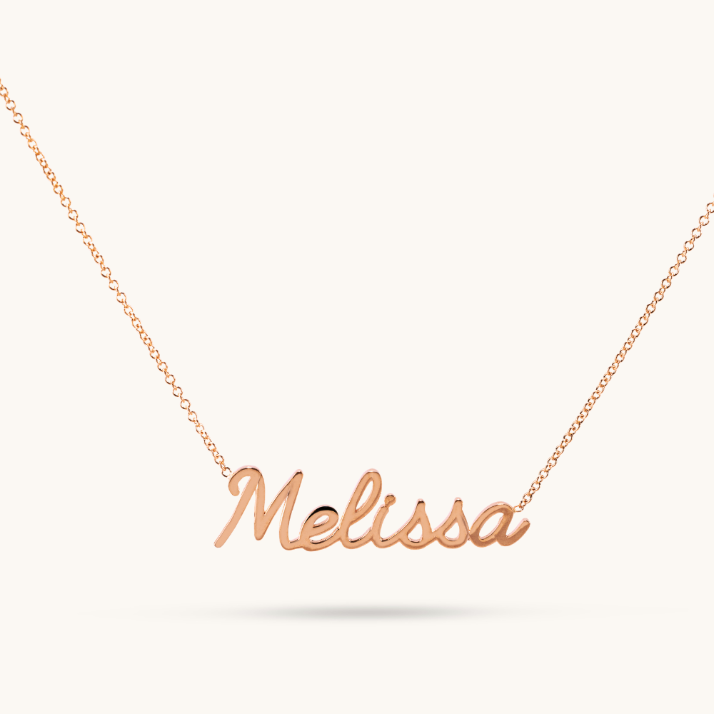 Classic Cursive Name Necklace - Happy Jewelers Fine Jewelry Lifetime Warranty